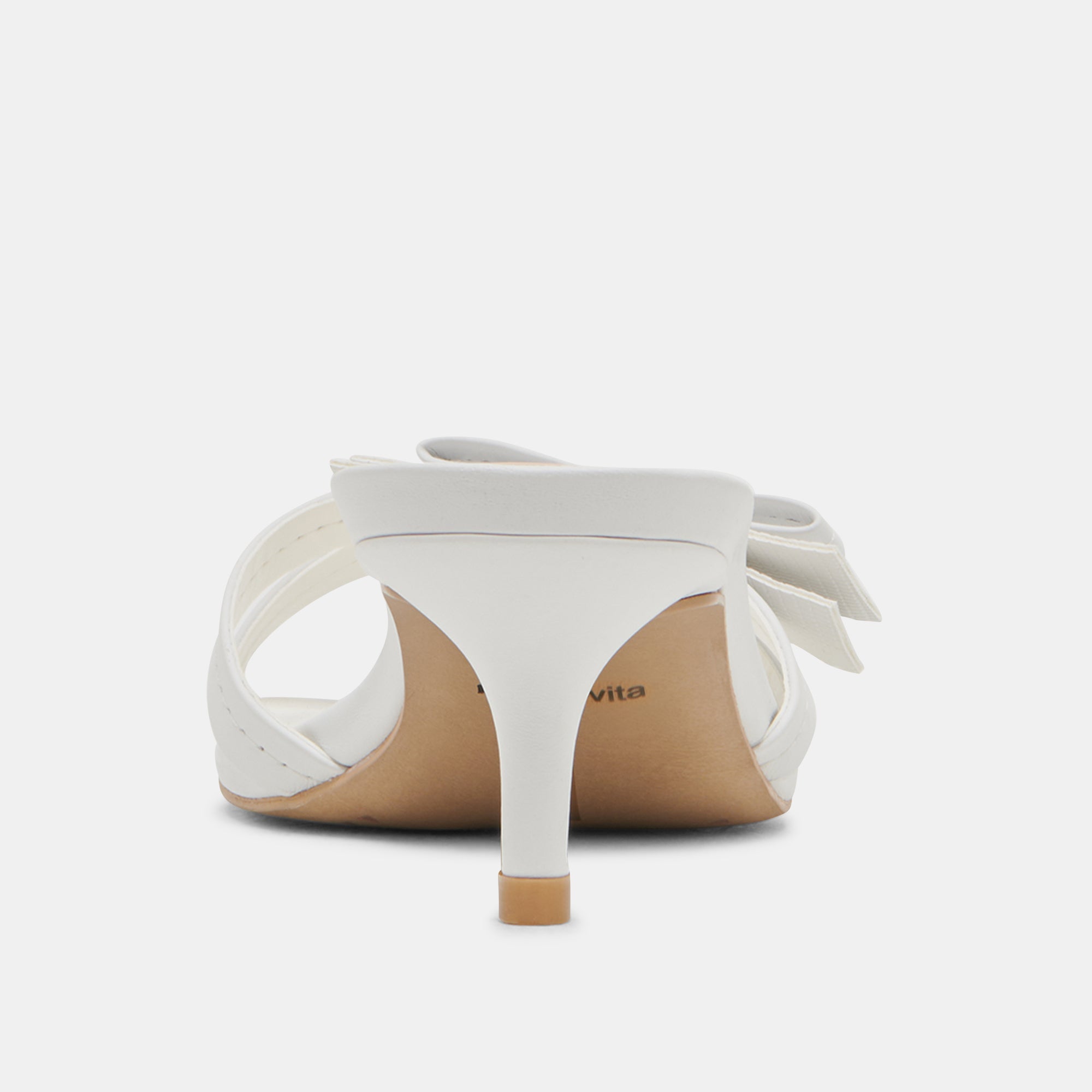 TERISA HEELS TRUE WHITE LEATHER