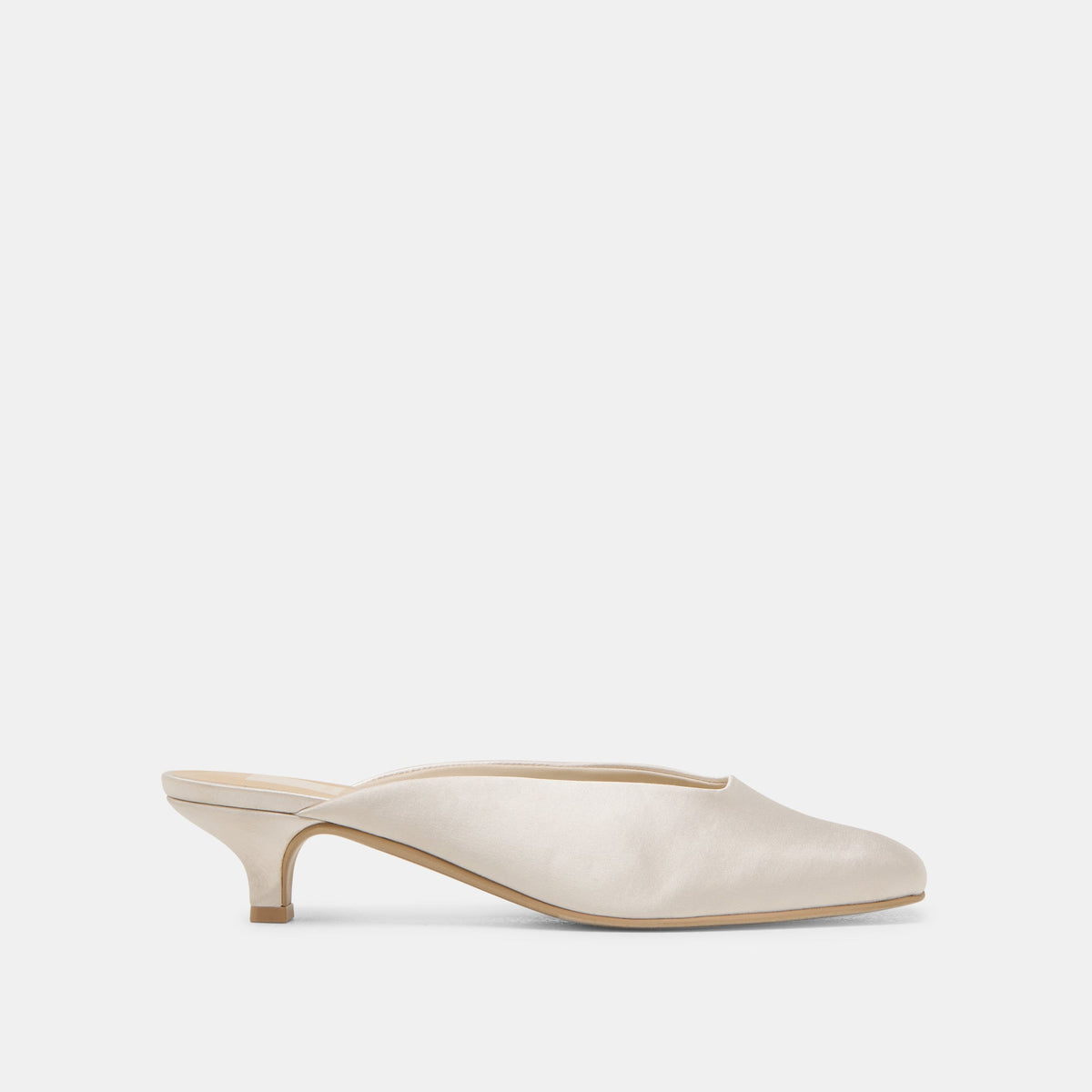 UMARA HEELS IVORY SATIN