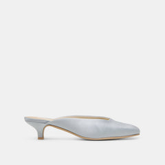 UMARA HEELS LIGHT BLUE SATIN