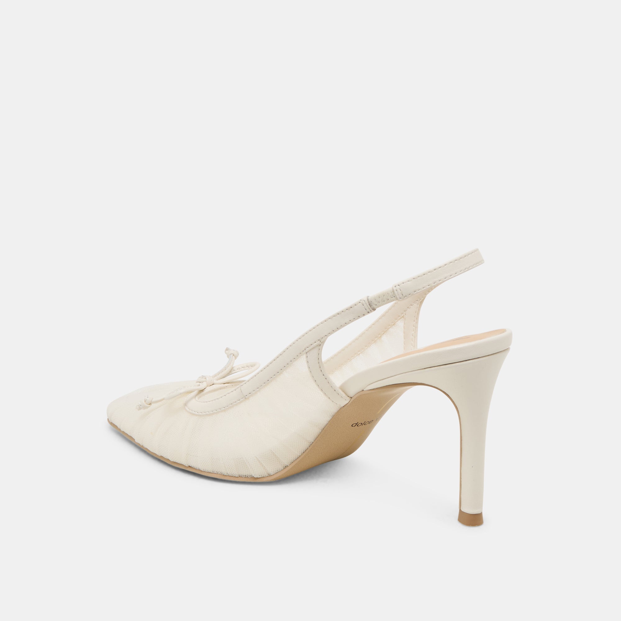 YELA HEELS WHITE TULLE - re:vita