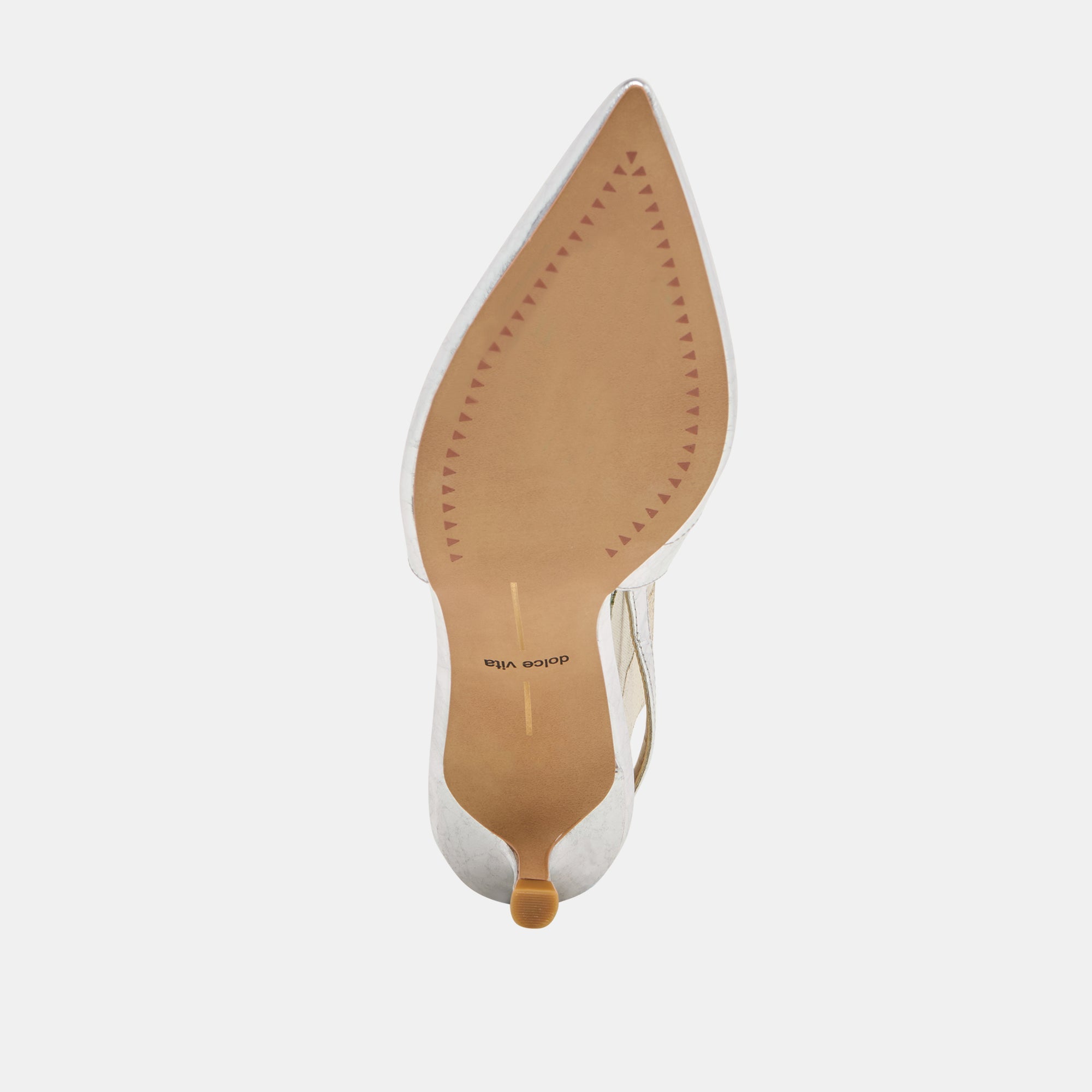 ALENNA HEELS SILVER DISTRESSED LEATHER