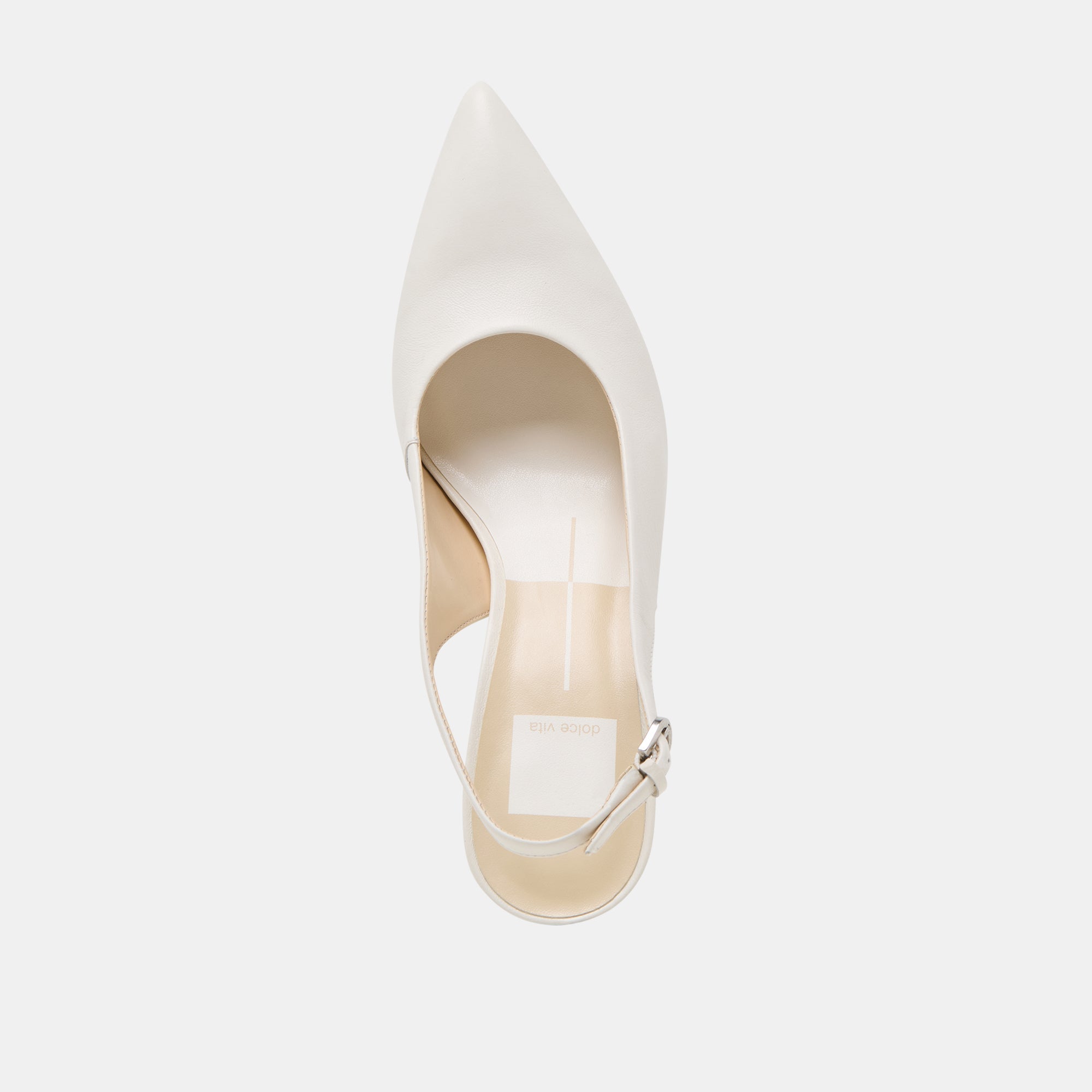 ELASI HEELS WHITE LEATHER