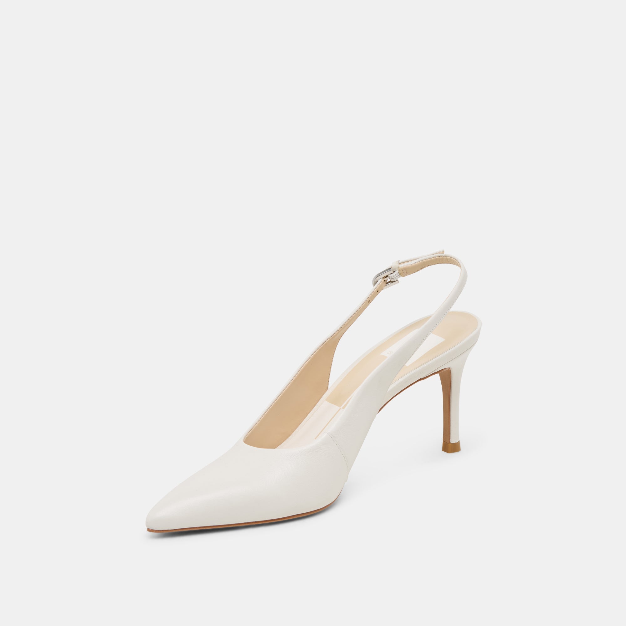 ELASI HEELS WHITE LEATHER