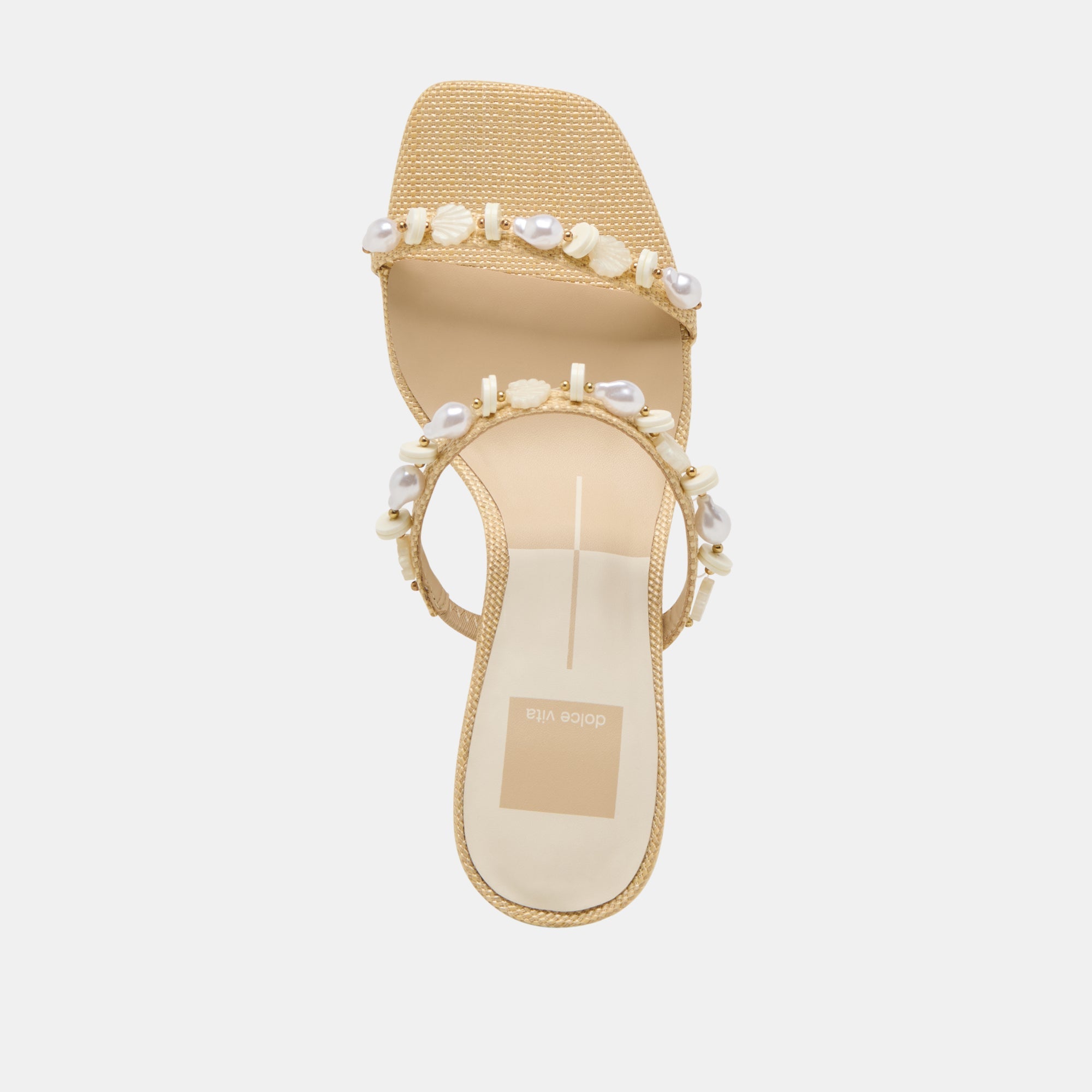 GRASON HEELS LT NATURAL RAFFIA