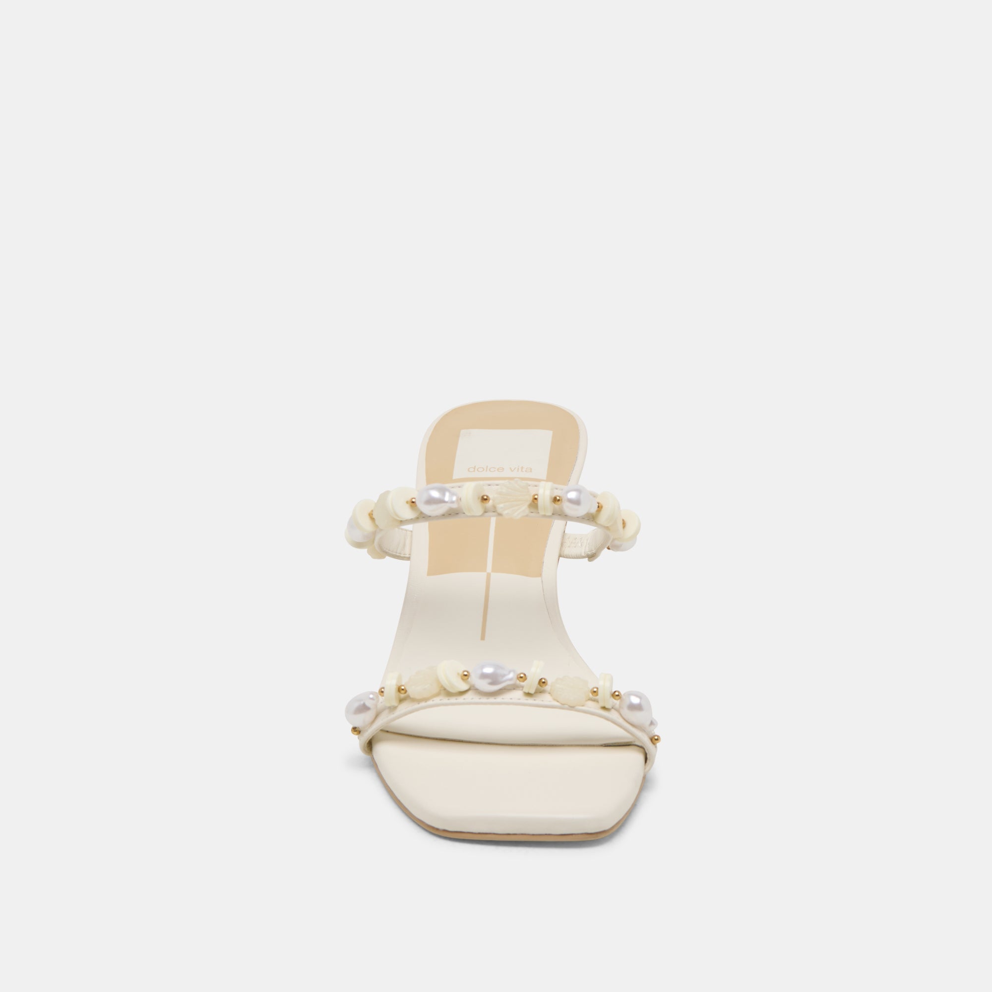 GRASON HEELS WHITE LEATHER