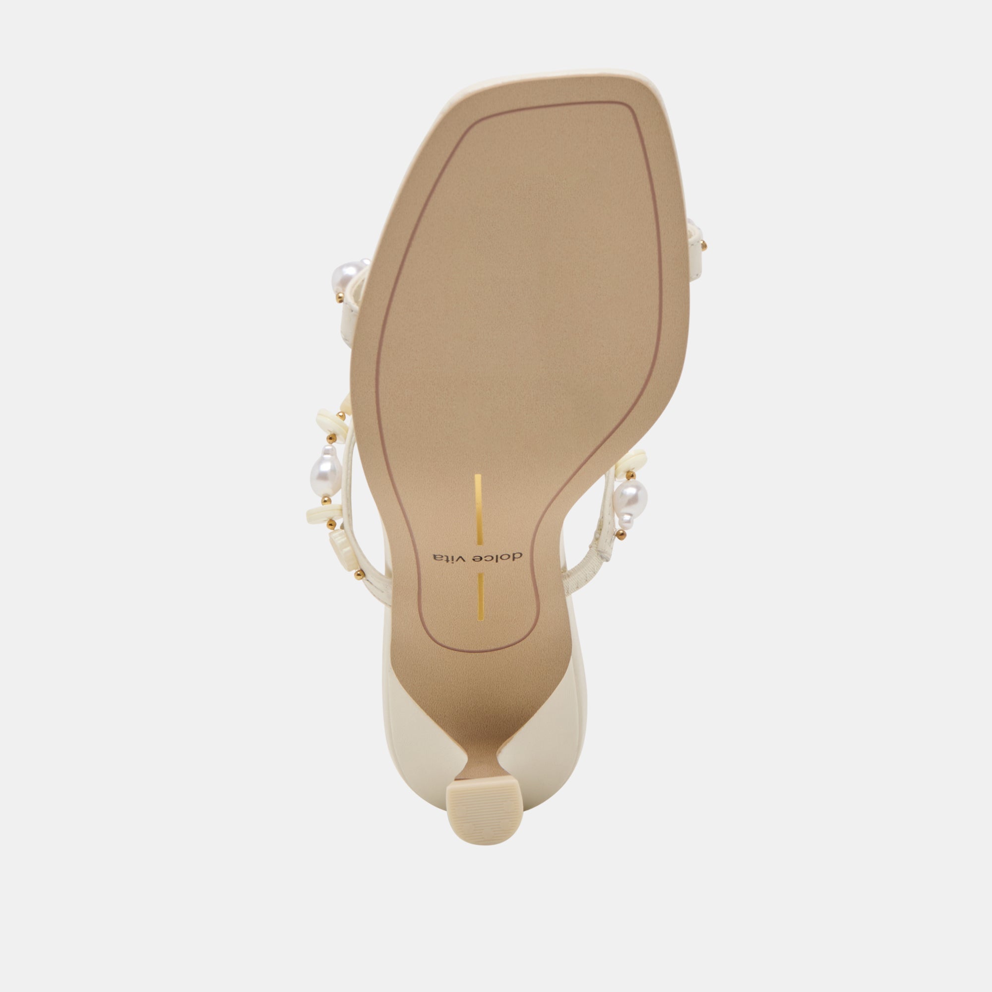 GRASON HEELS WHITE LEATHER