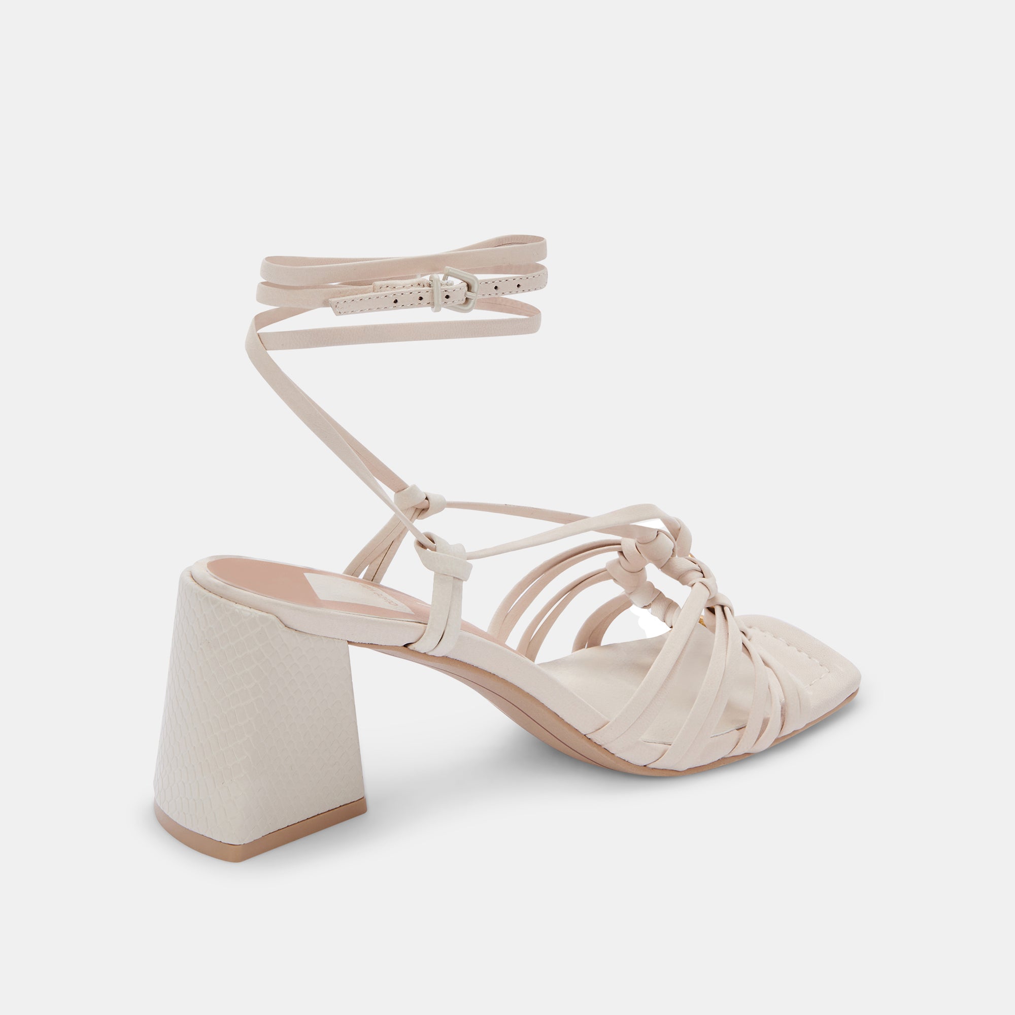 KASH SANDALS IVORY NUBUCK - re:vita