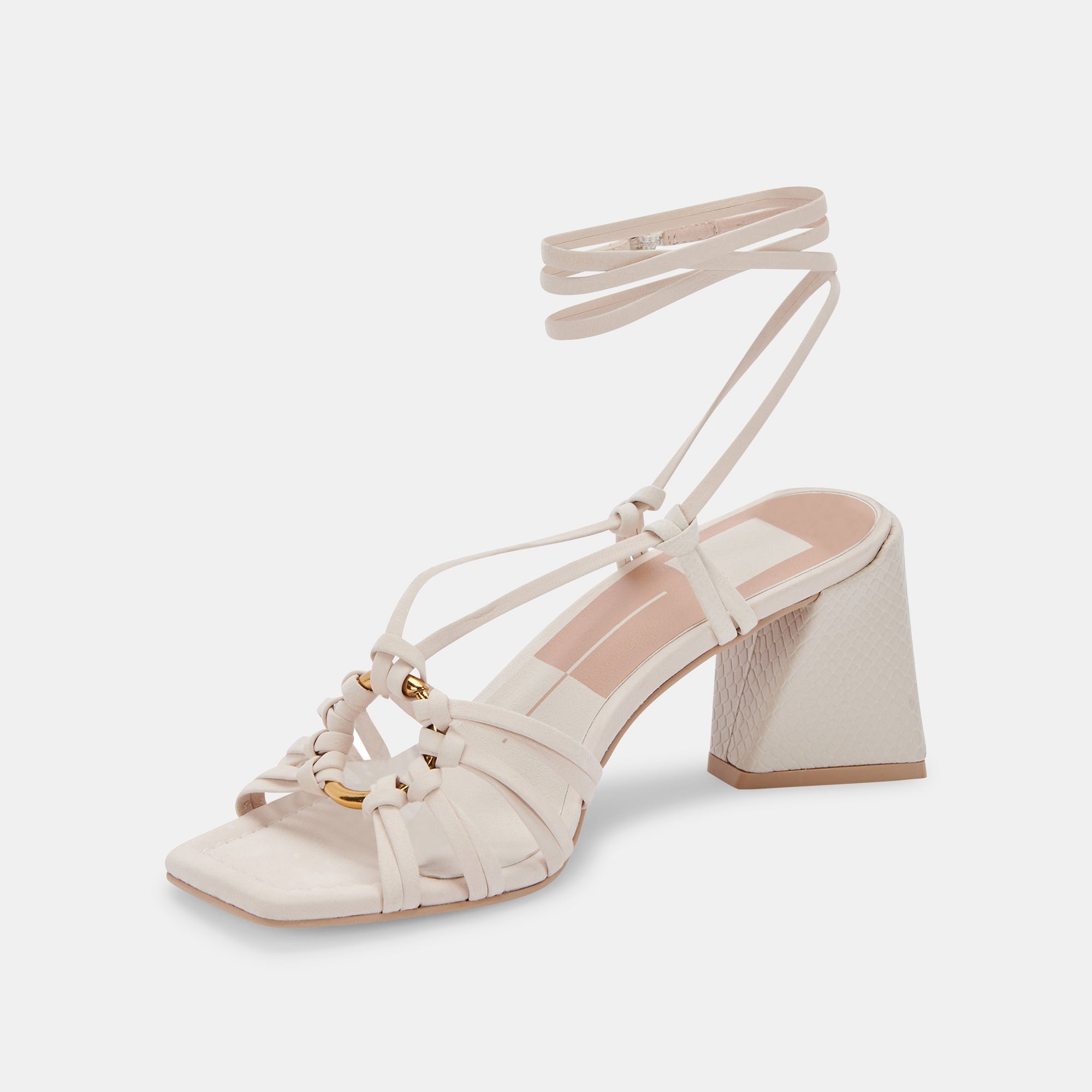 KASH SANDALS IVORY NUBUCK - re:vita