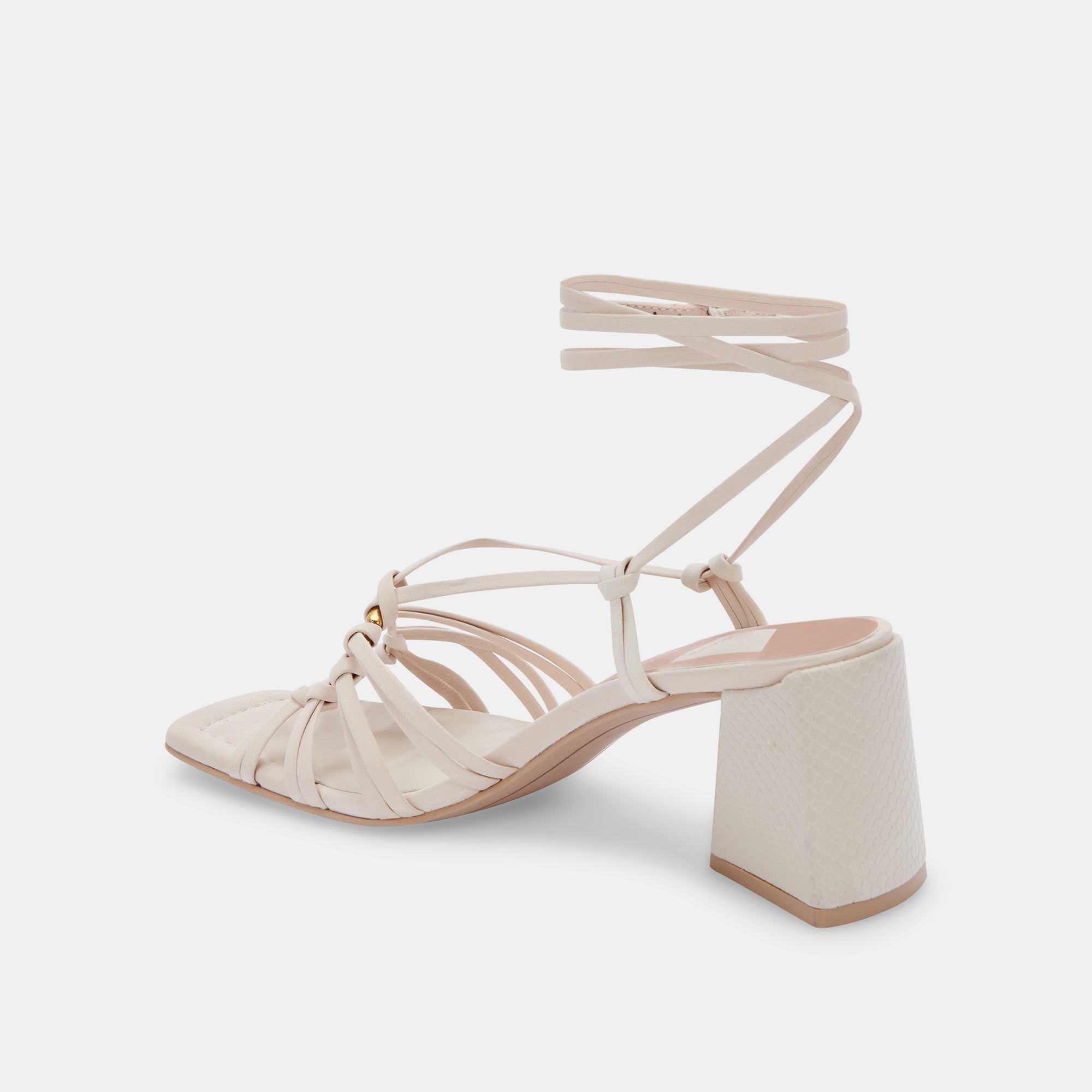 KASH SANDALS IVORY NUBUCK - re:vita