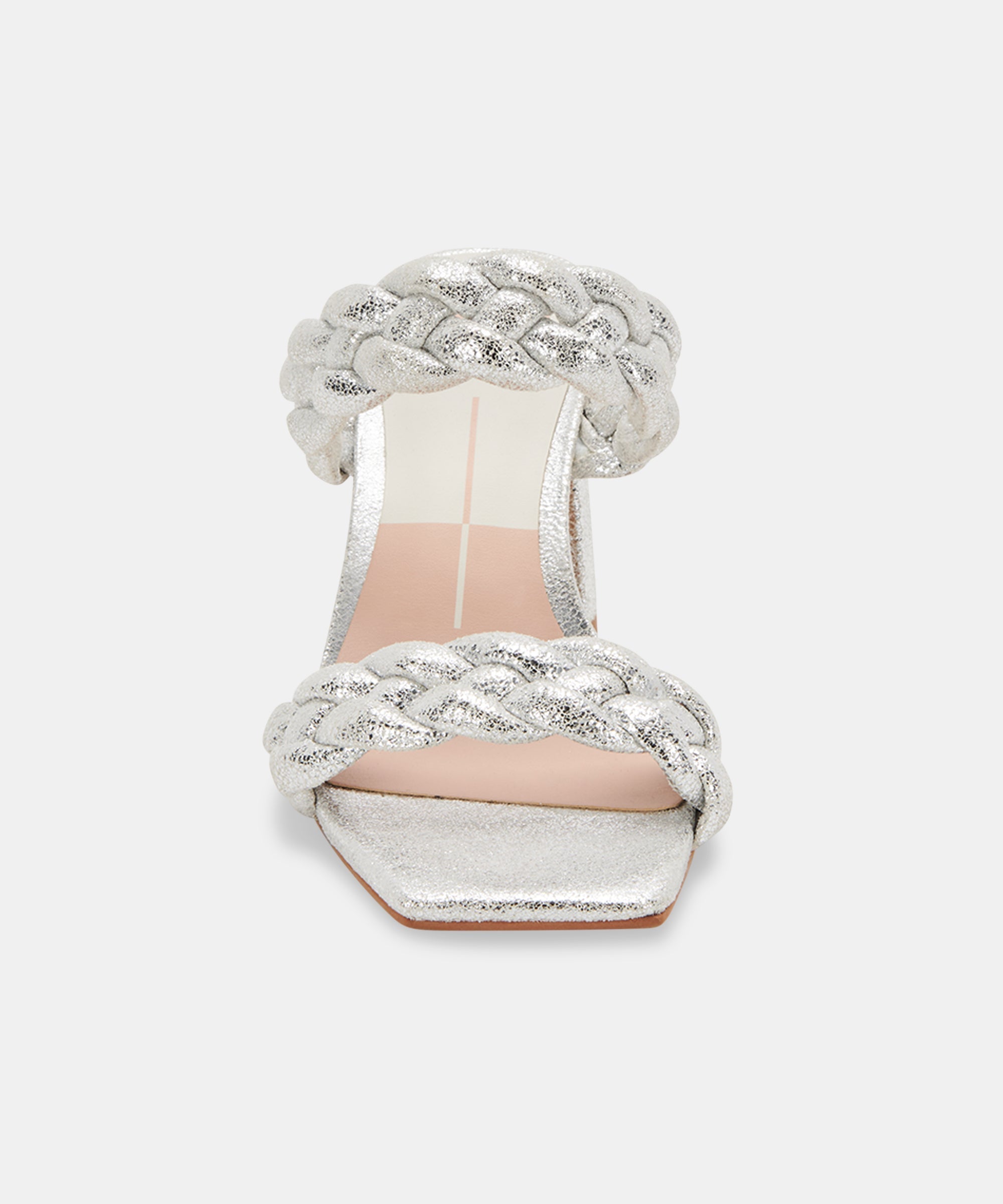 PAILY HEELS SILVER METALLIC STELLA SUEDE - re:vita