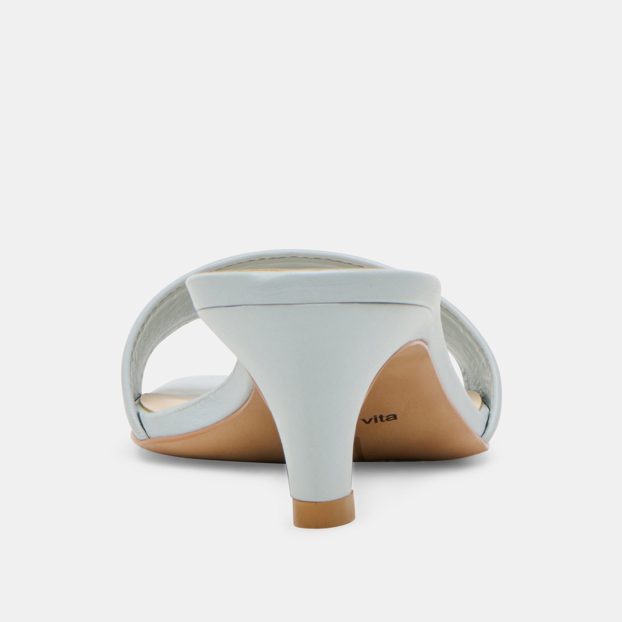 REXA HEELS ICE BLUE LEATHER