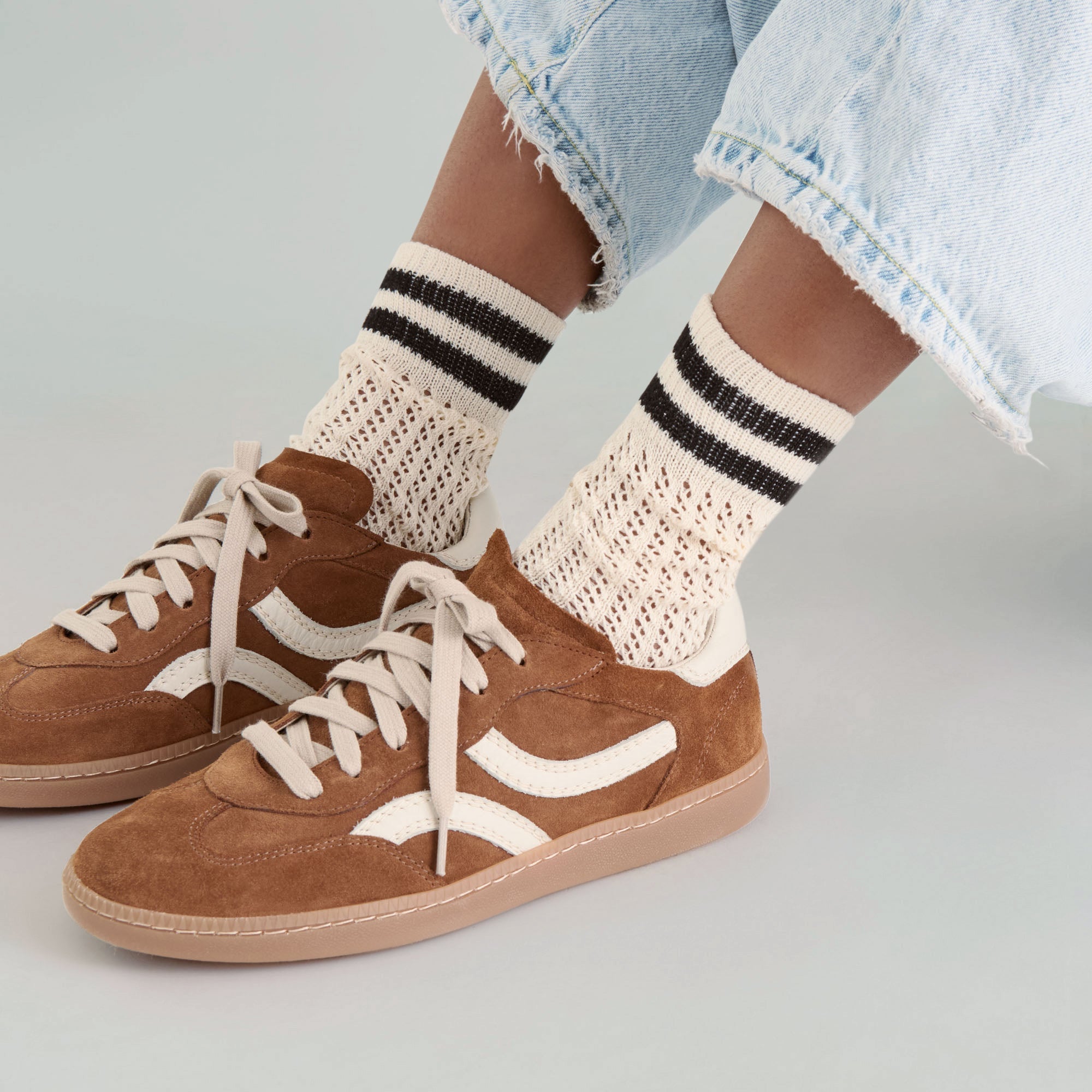 REBEL SNEAKERS PECAN SUEDE