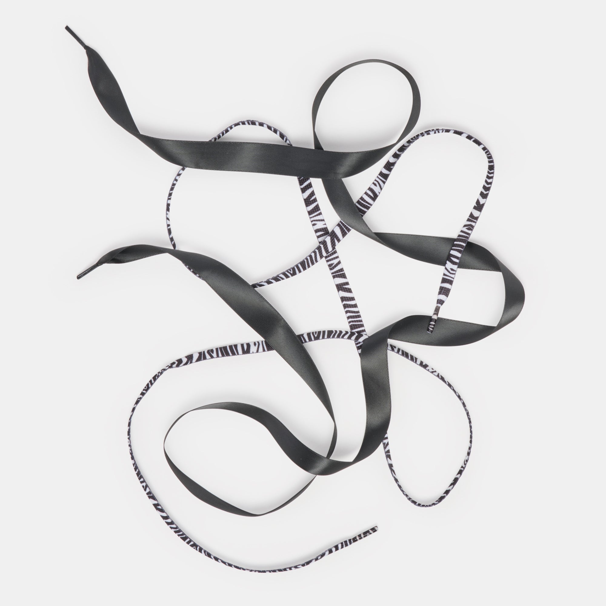 ZEBRA + BLACK SATIN LACE BUNDLE