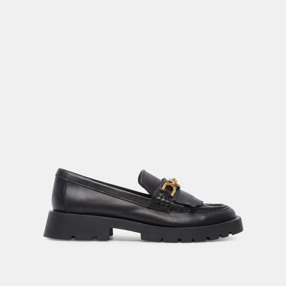 ERNA WIDE FLATS BLACK LEATHER - re:vita