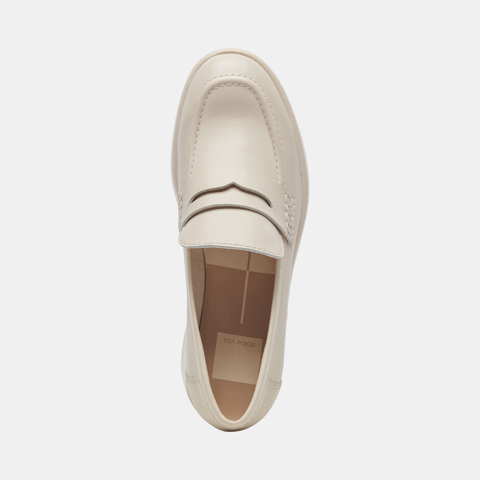 YANNI LOAFERS IVORY LEATHER - re:vita