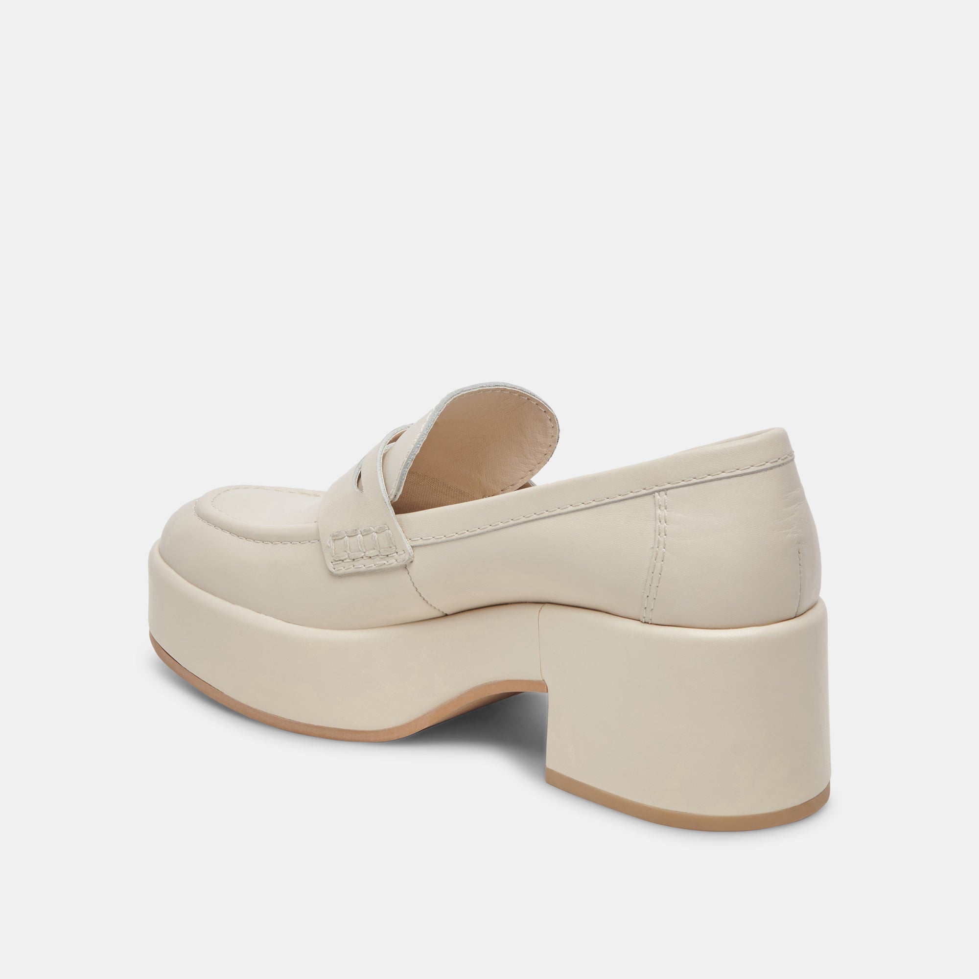 YANNI LOAFERS IVORY LEATHER - re:vita