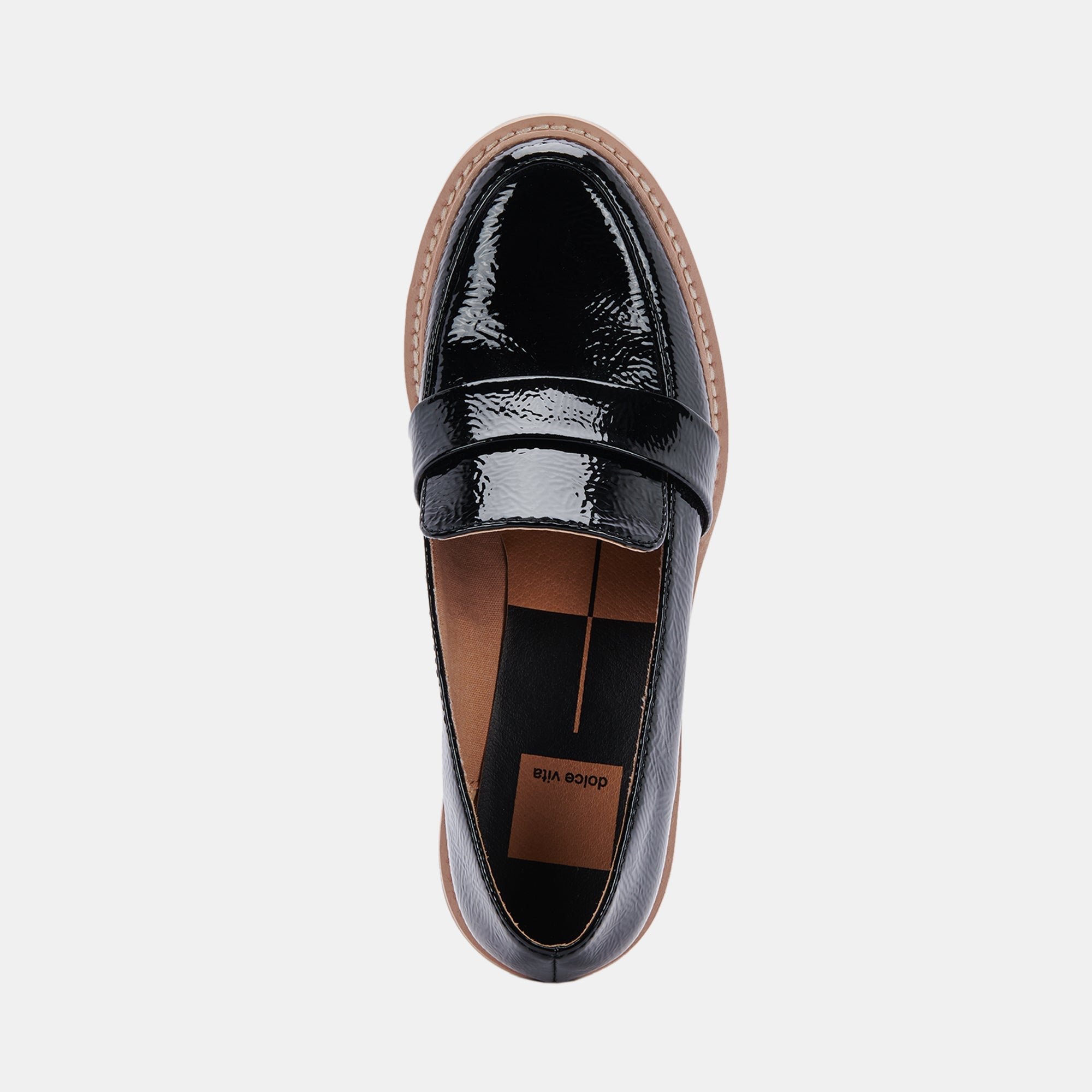 HENRI LOAFERS BLACK PATENT STELLA - re:vita