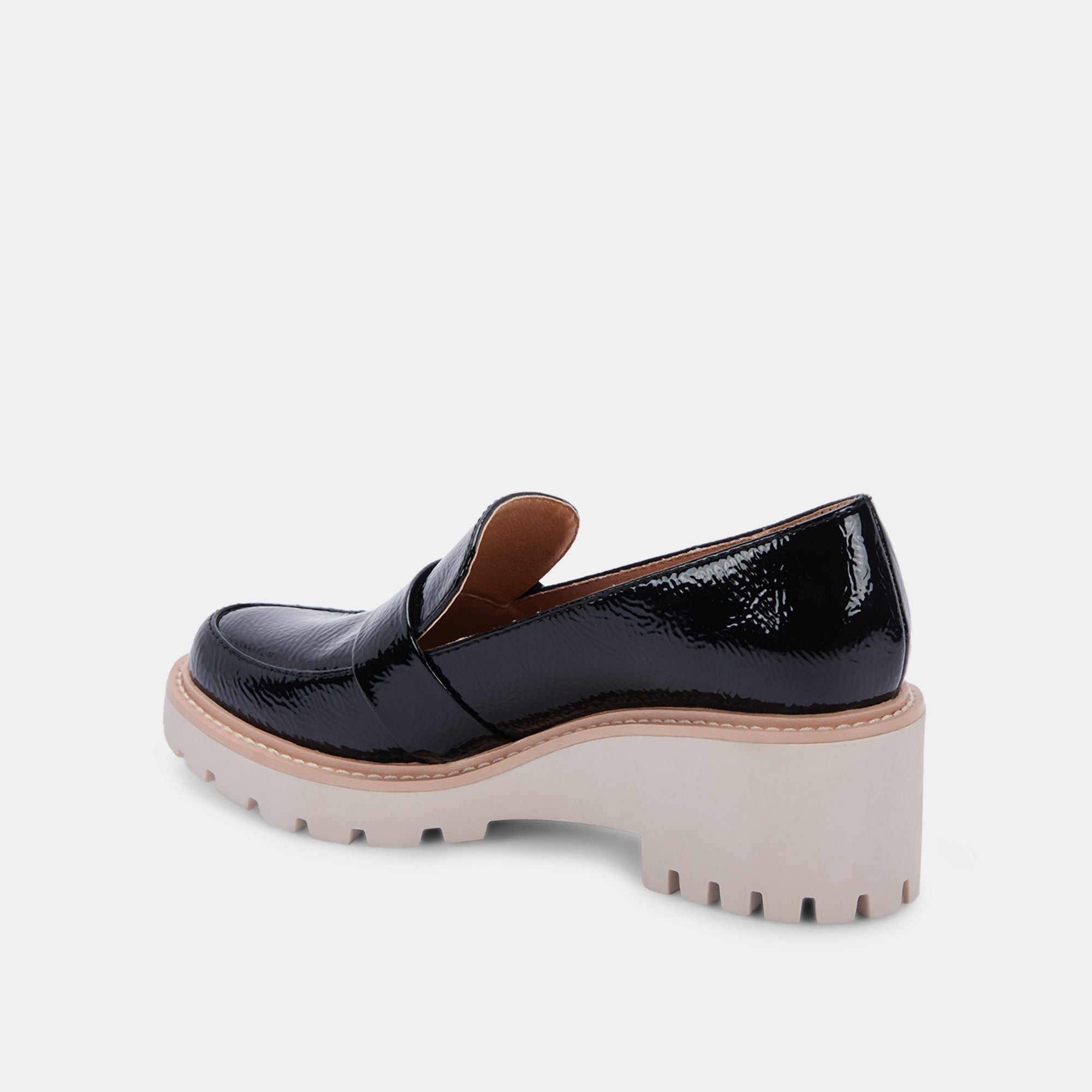 HENRI LOAFERS BLACK PATENT STELLA - re:vita