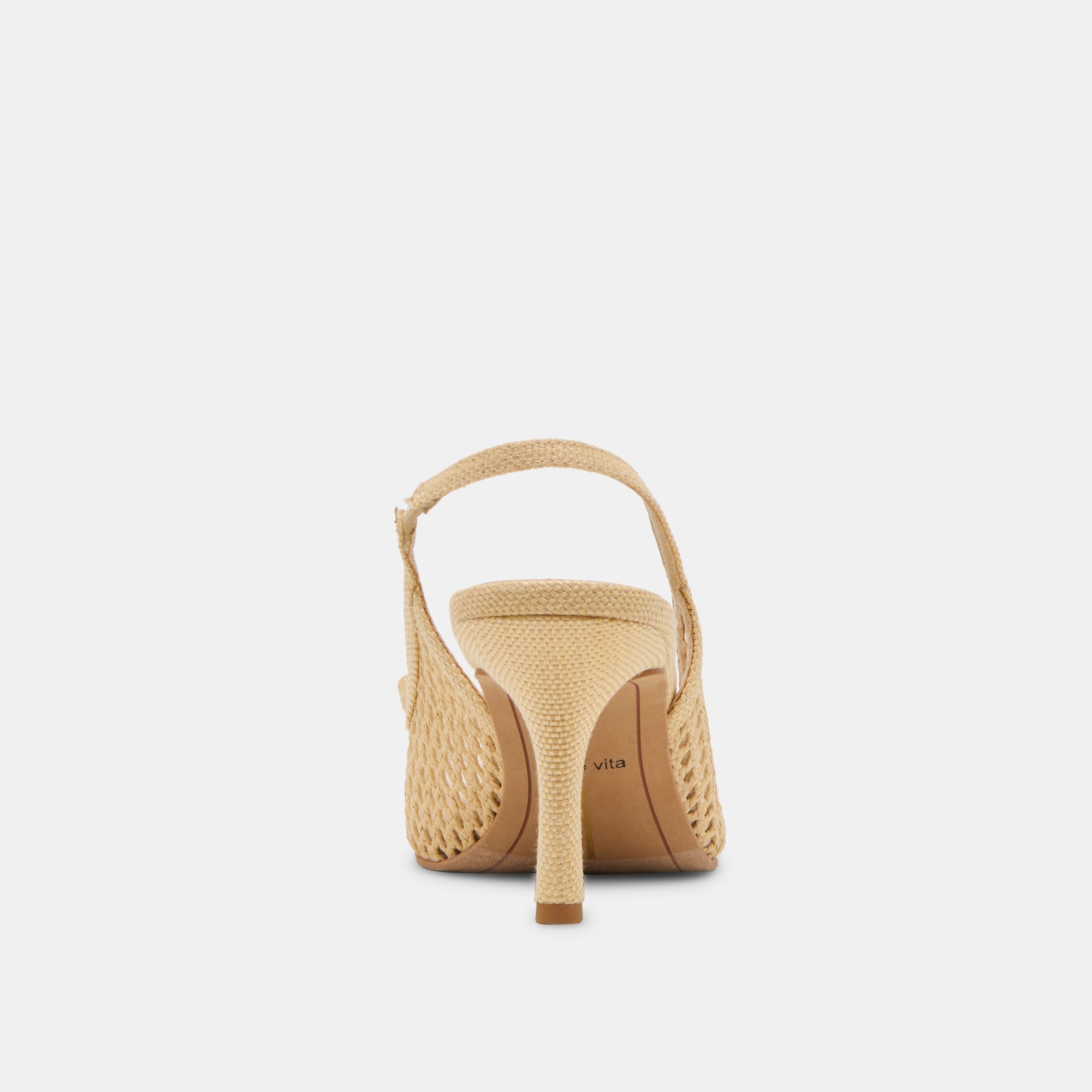 MORELA HEELS NATURAL RAFFIA