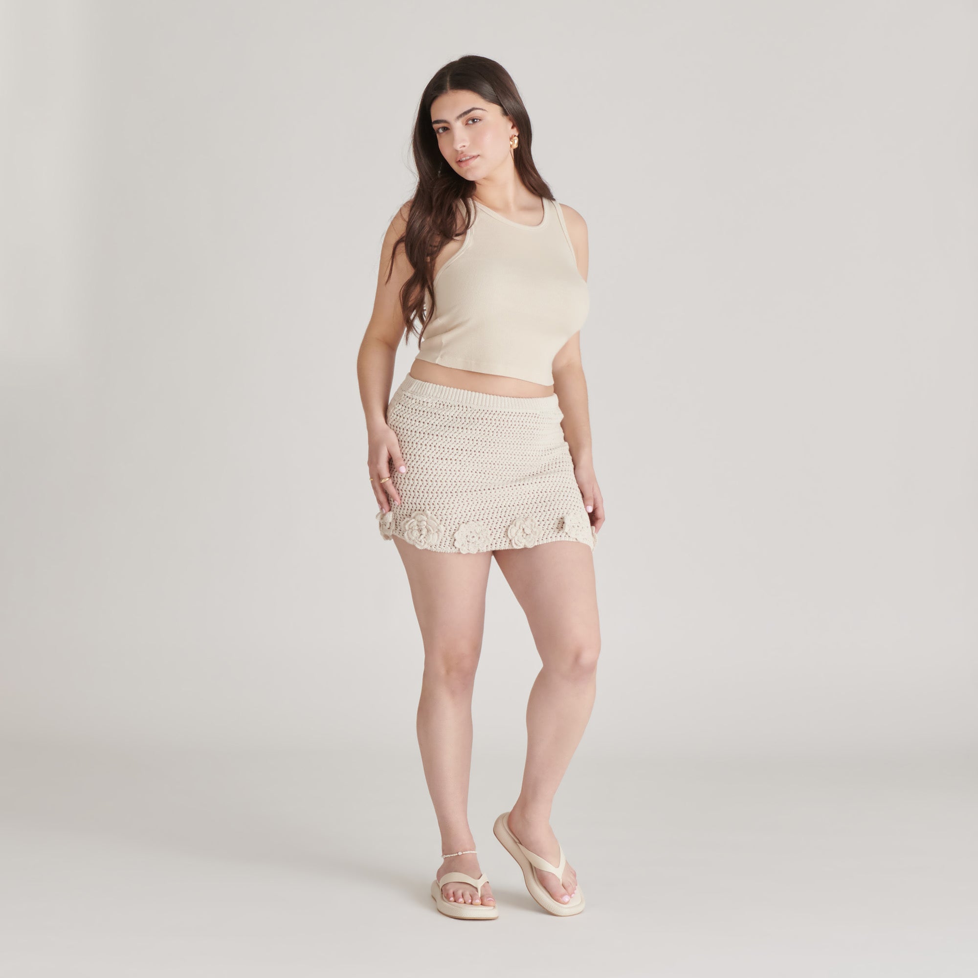 ADIN SANDALS IVORY LEATHER