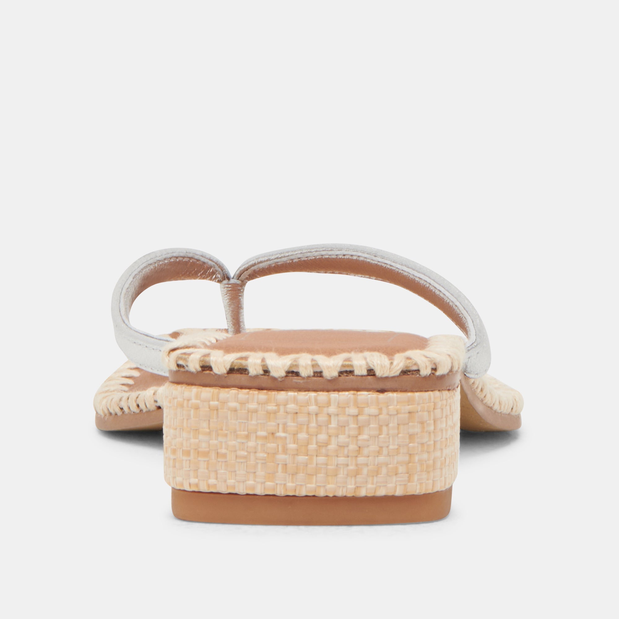 BARTY SANDALS SILVER METALLIC LEATHER