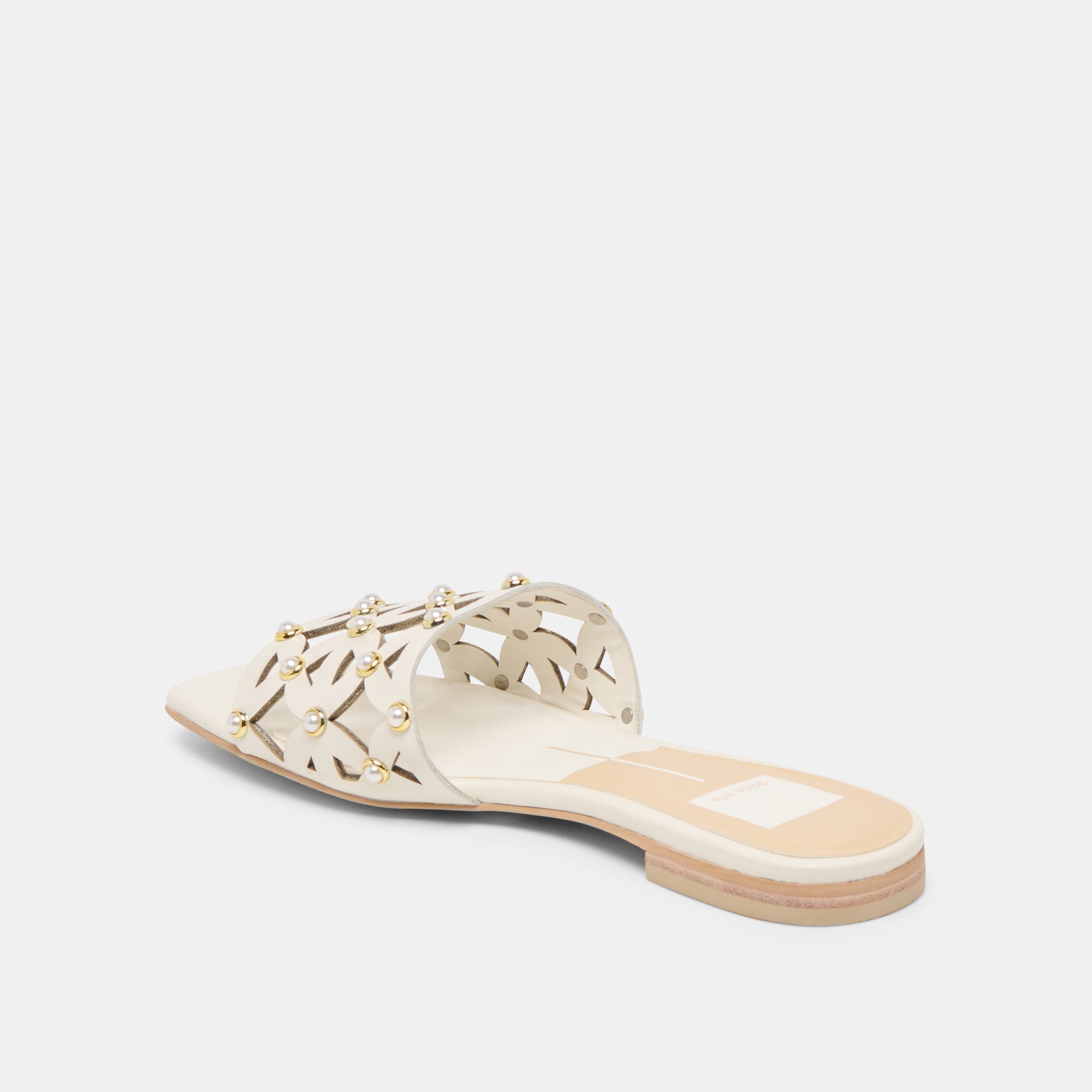 BERRIT SANDALS WHITE LEATHER
