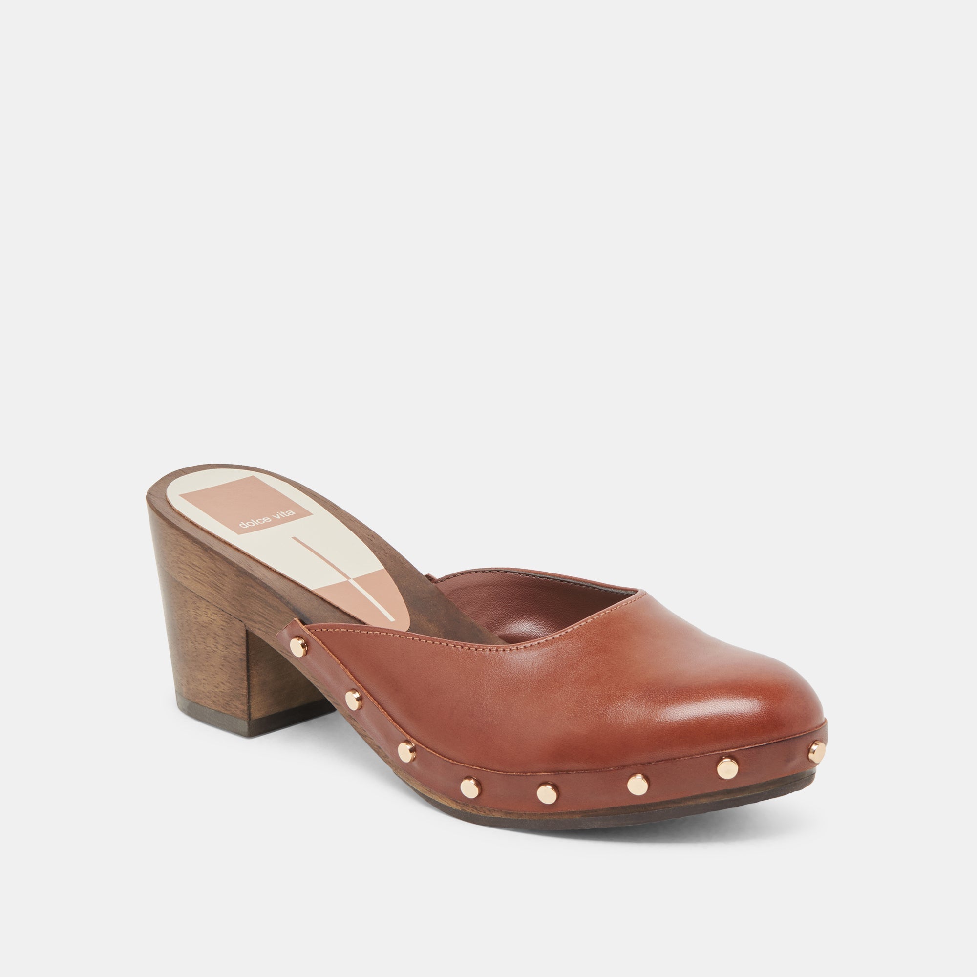 CAMYN HEELS BROWN LEATHER