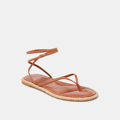 COVE SANDALS BROWN LEATHER