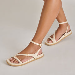 DARLIS SANDALS BONE LEATHER