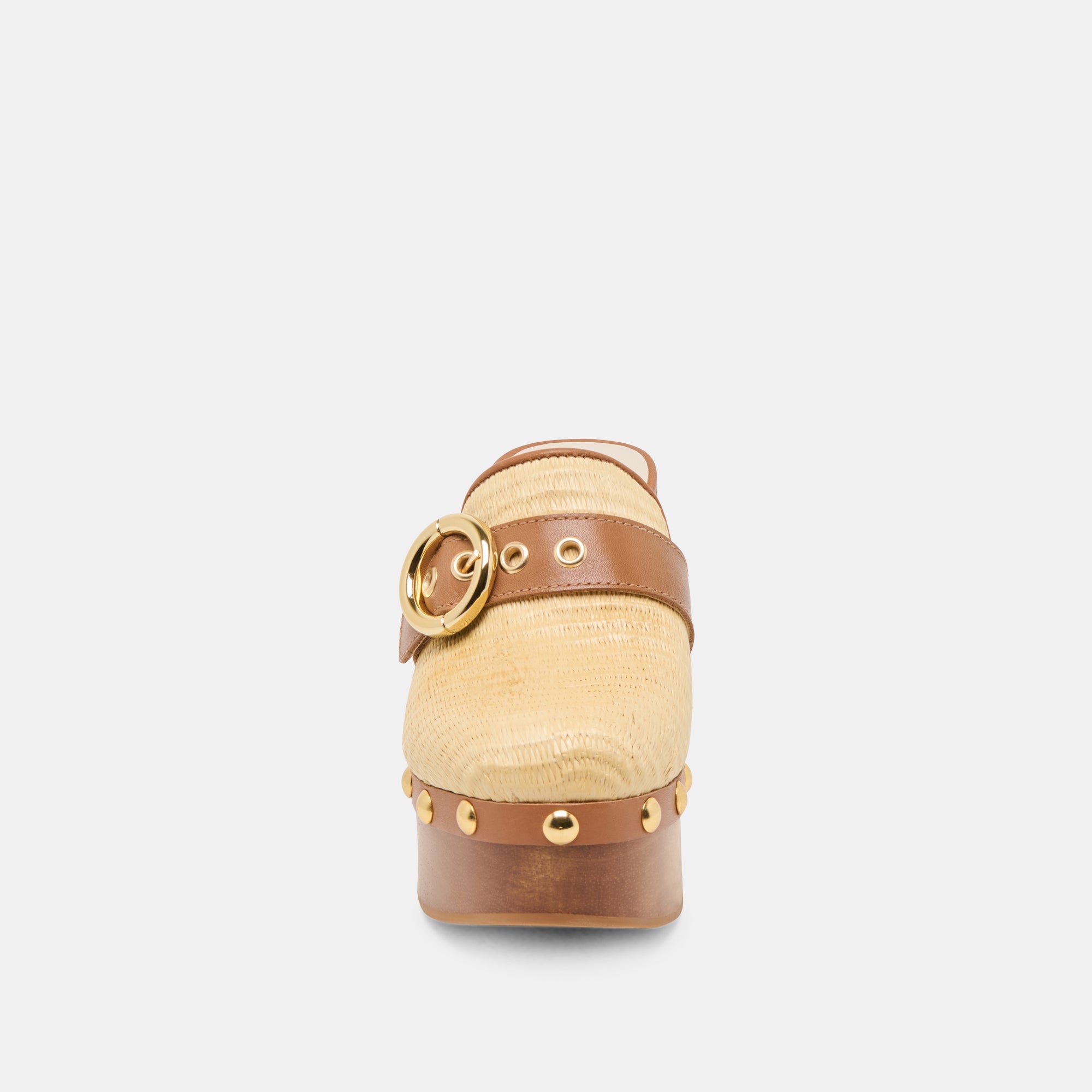 DEBRAH CLOGS LT NATURAL RAFFIA