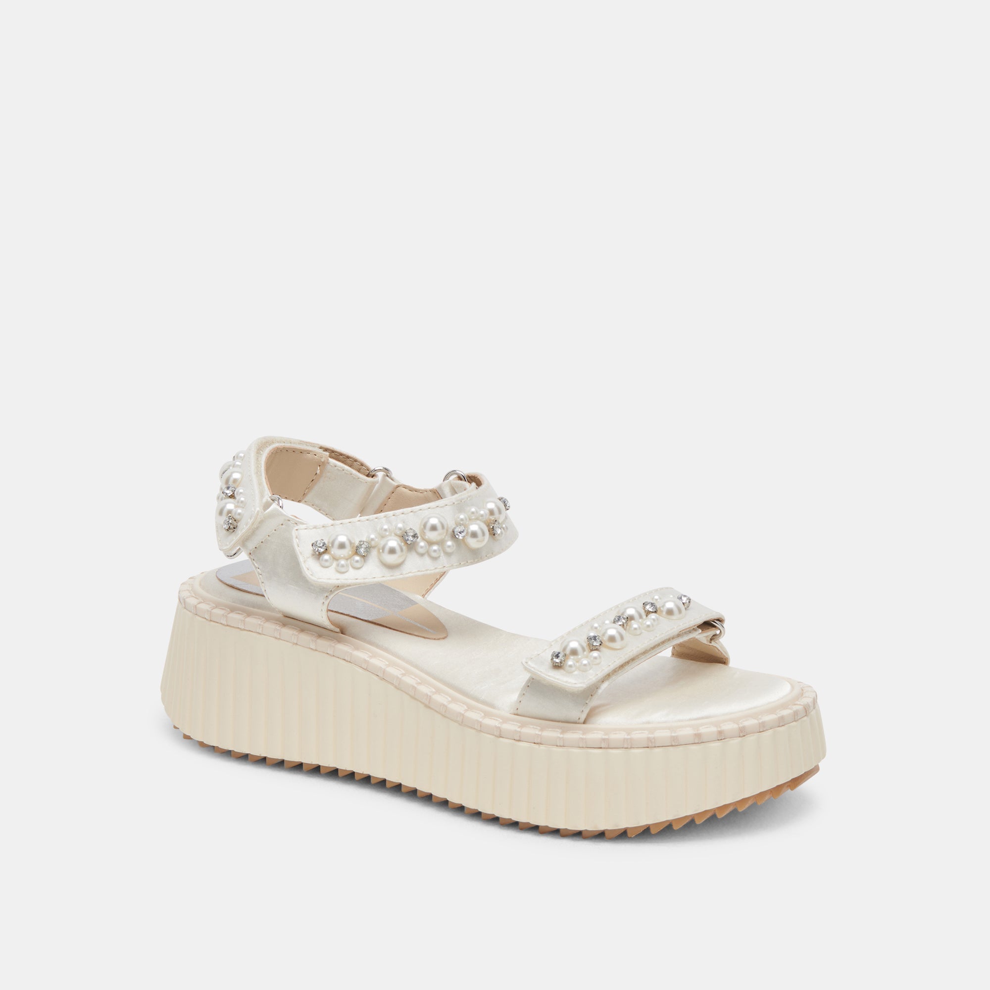 DEBRA PEARL SANDALS VANILLA PEARLS - re:vita