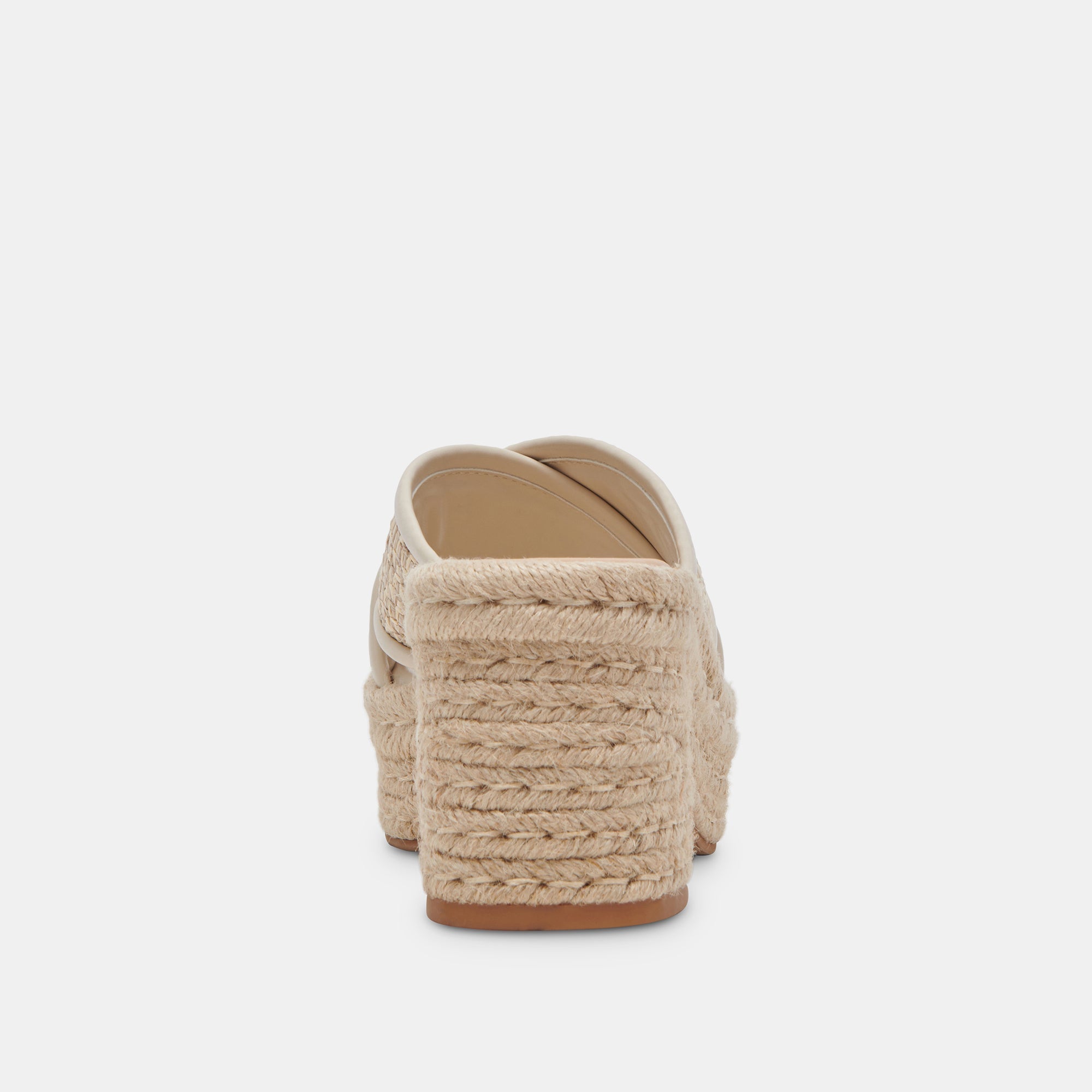 ELDORA HEELS NATURAL WHITE RAFFIA - re:vita