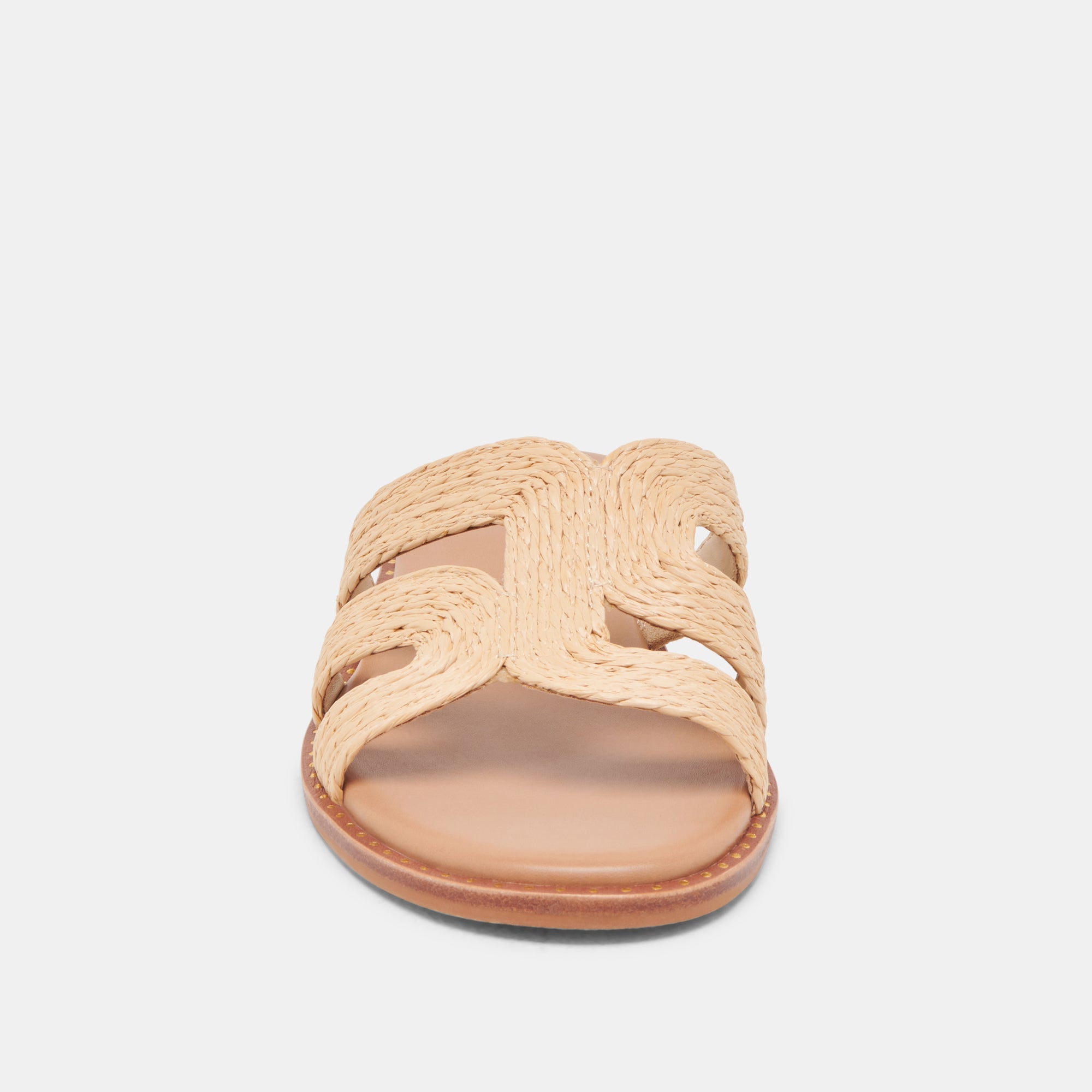 EMON WIDE SANDALS LT NATURAL RAFFIA