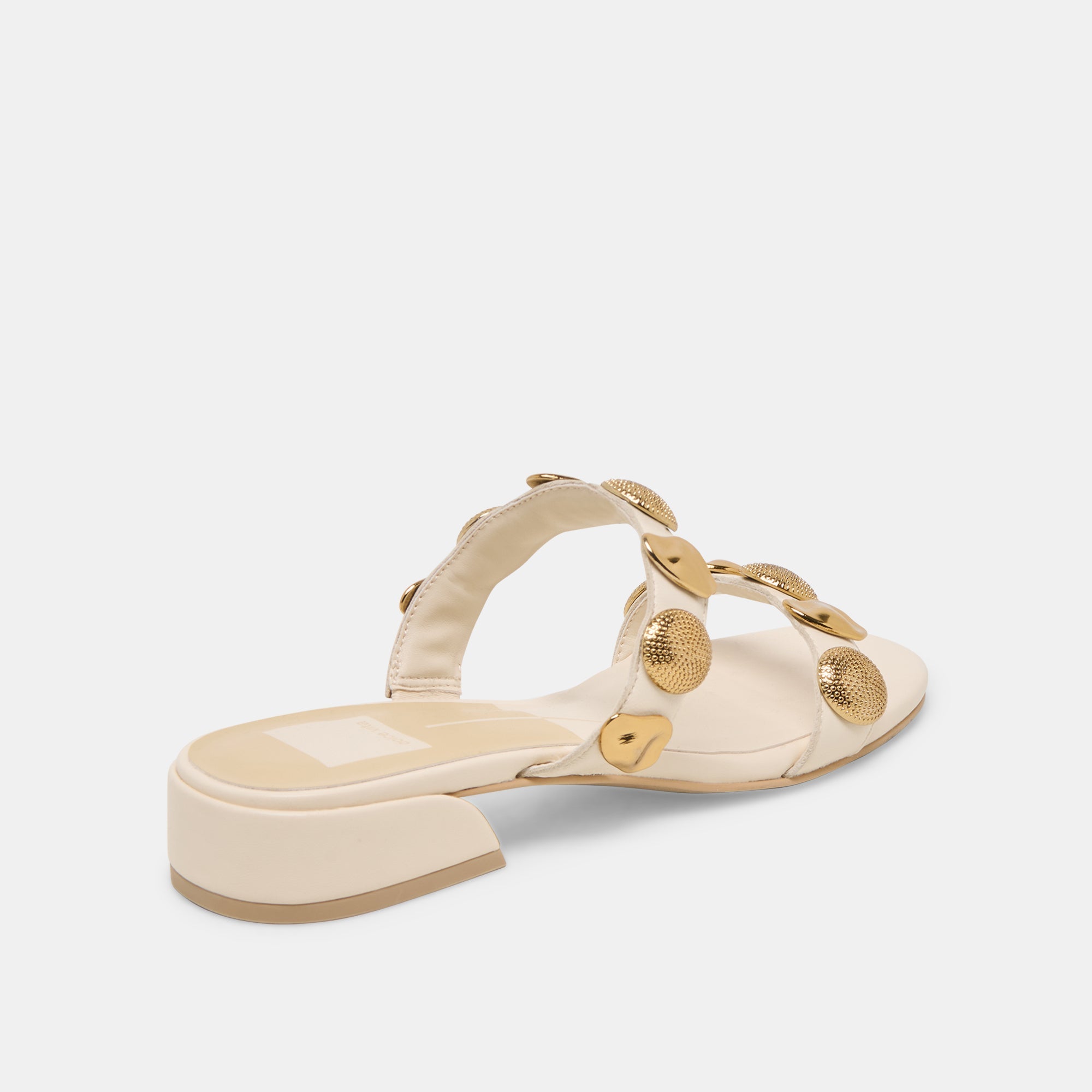 FARROW SANDALS CREME LEATHER
