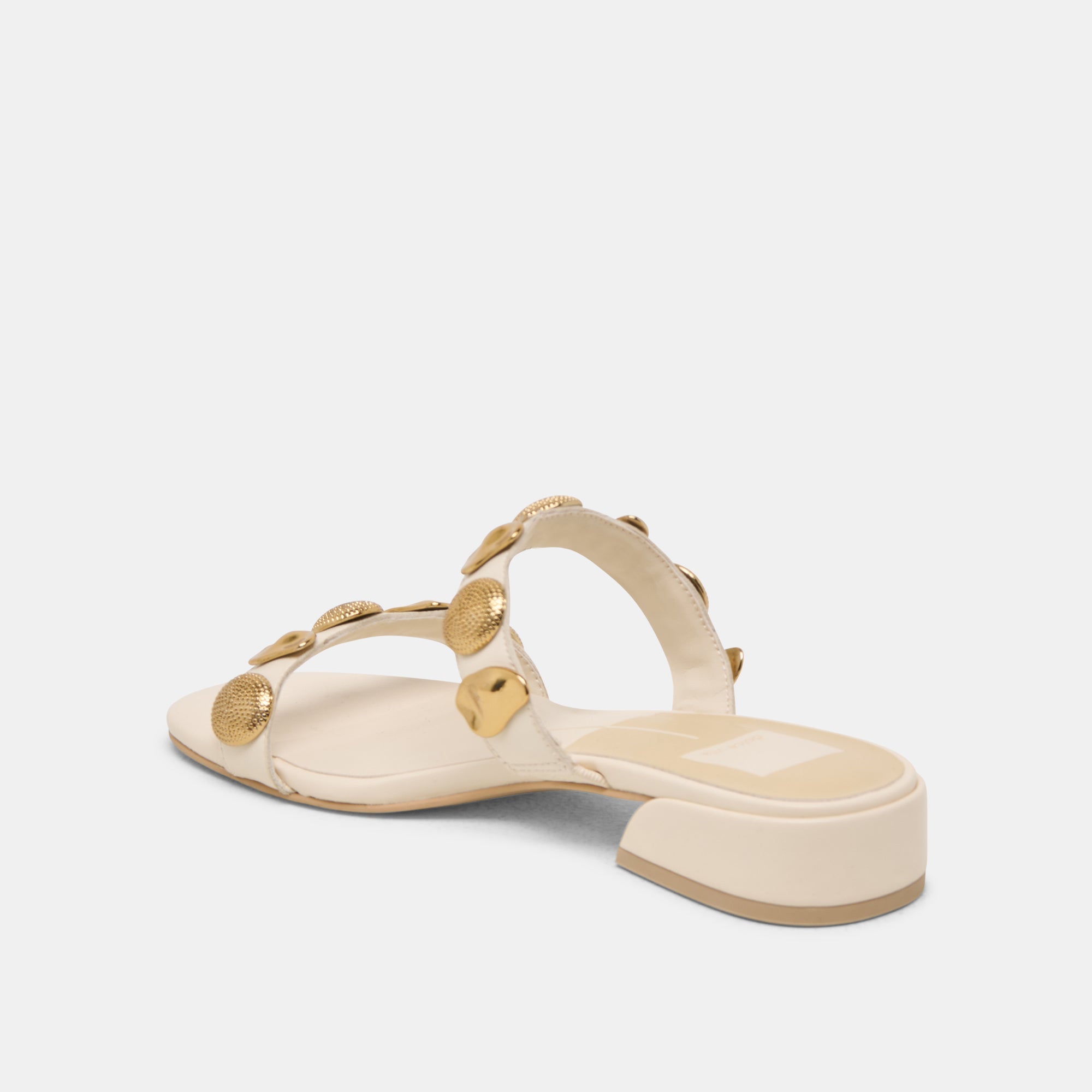 FARROW SANDALS CREME LEATHER