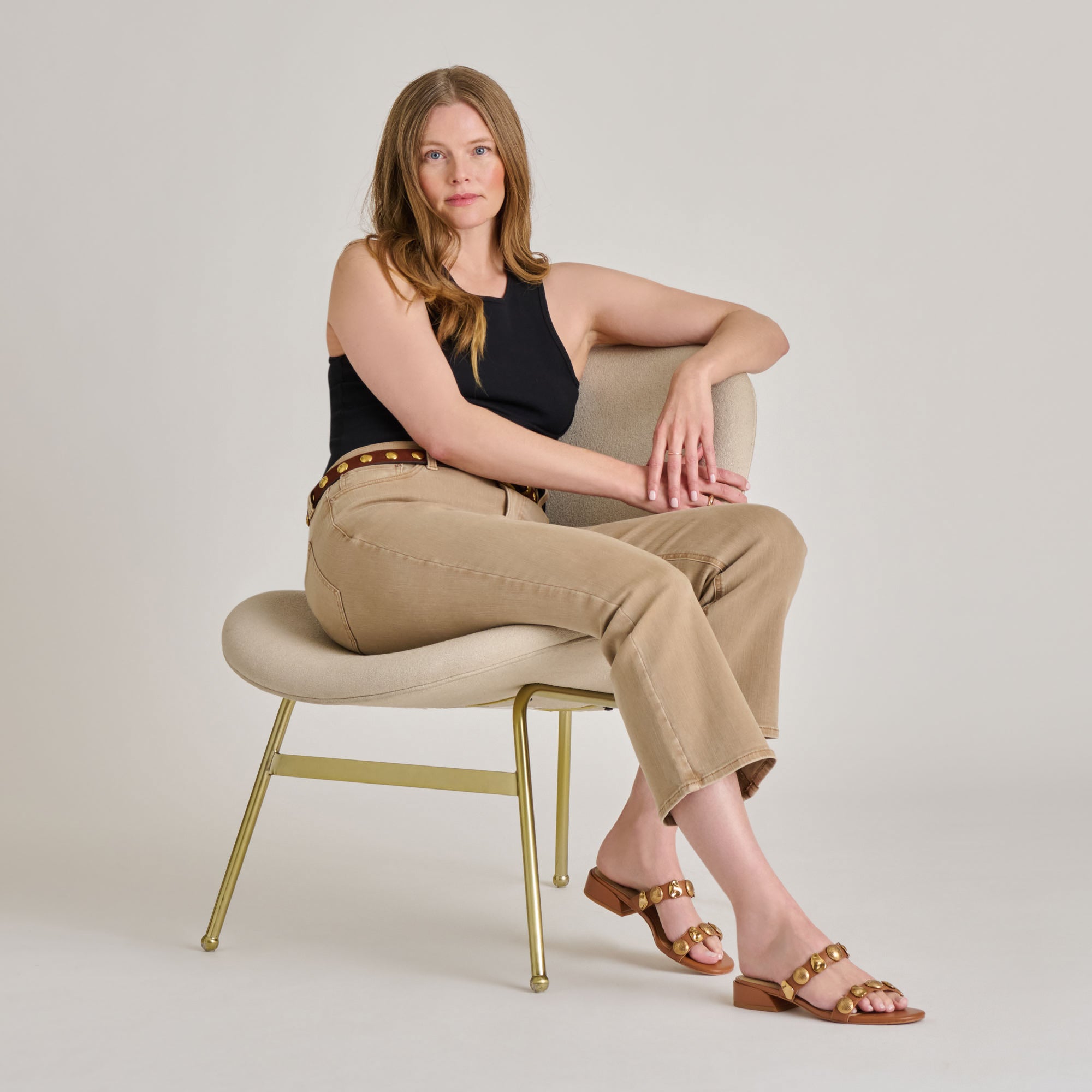 FARROW SANDALS SADDLE LEATHER