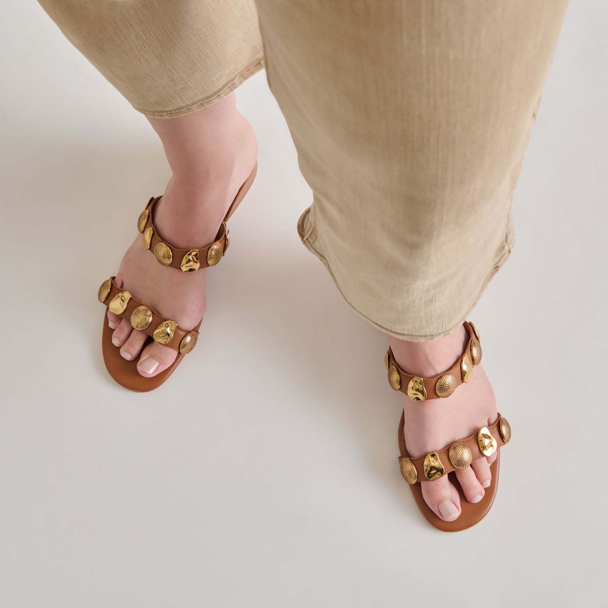 FARROW SANDALS SADDLE LEATHER