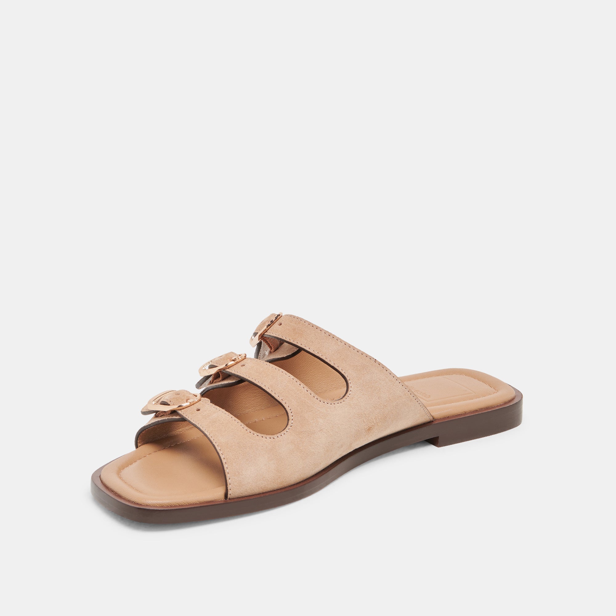 FIN SANDALS TAN SUEDE