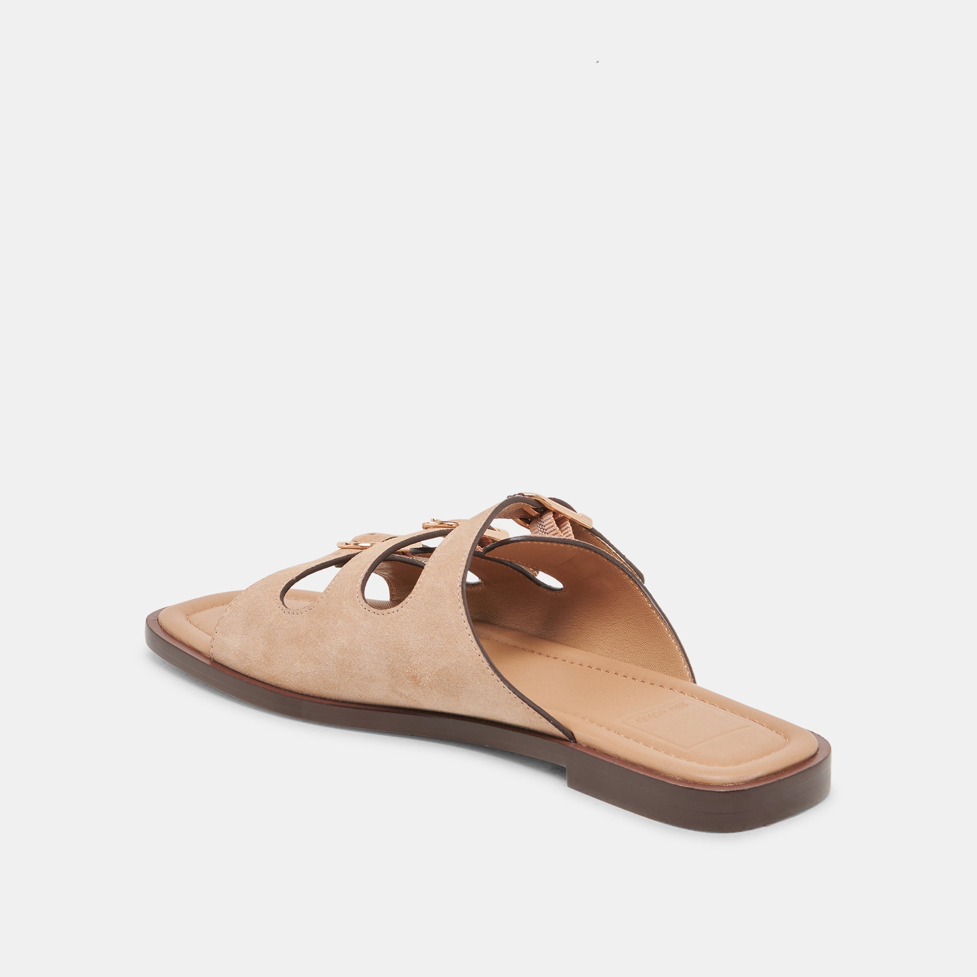 FIN SANDALS TAN SUEDE