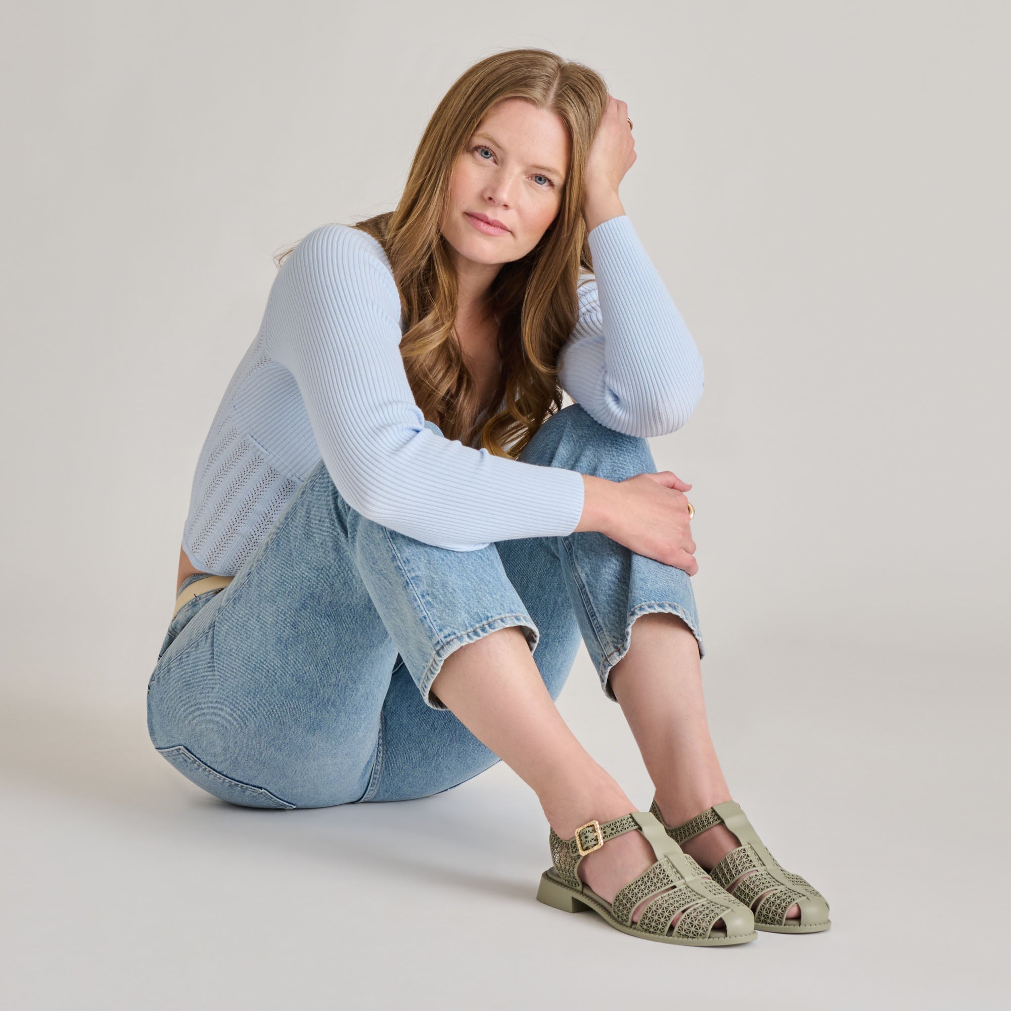 HOLIS 3D SANDALS LT SAGE