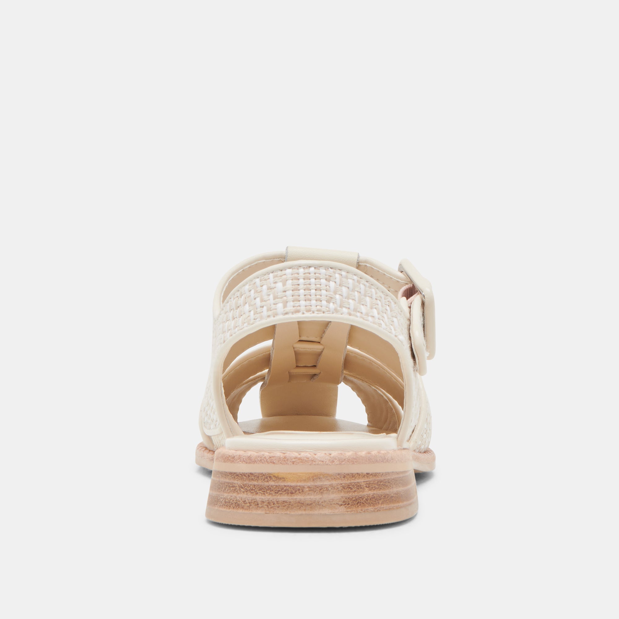 HOLIS SANDALS WHITE MULTI RAFFIA