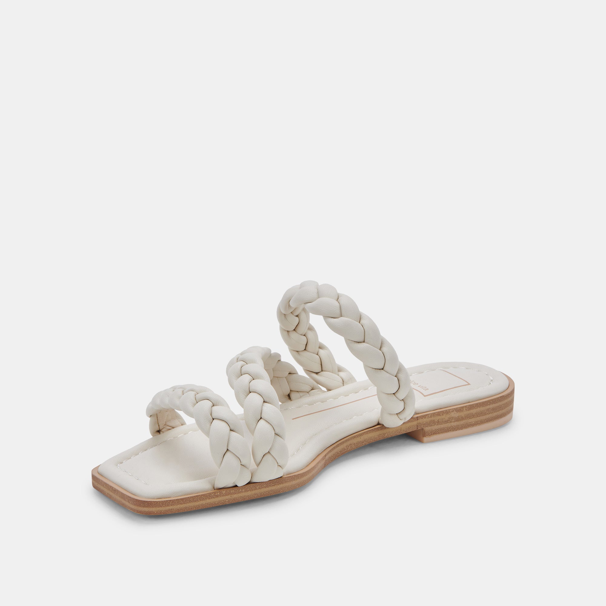 IMAN WIDE SANDALS IVORY STELLA - re:vita