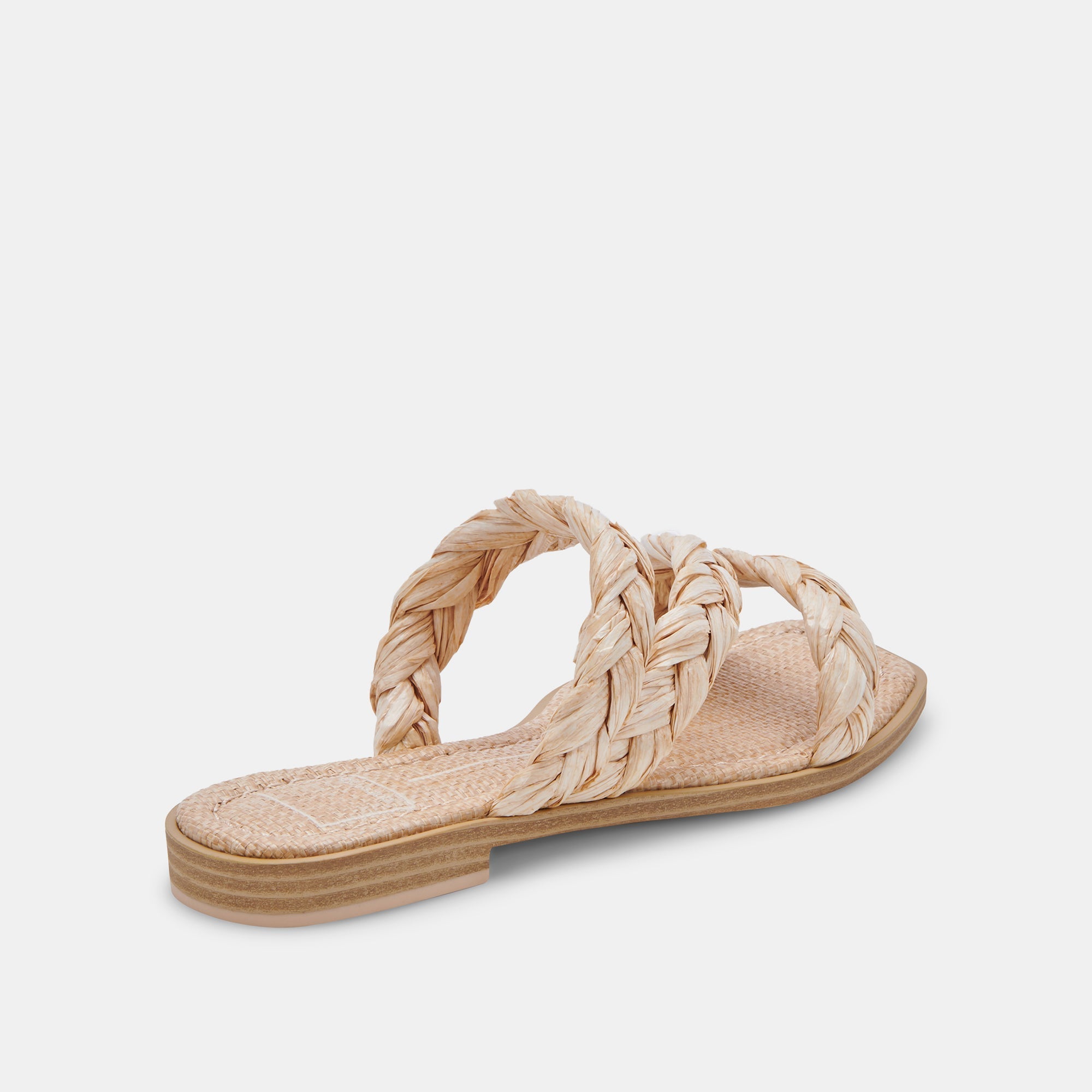 IMAN SANDALS LT NATURAL RAFFIA - re:vita