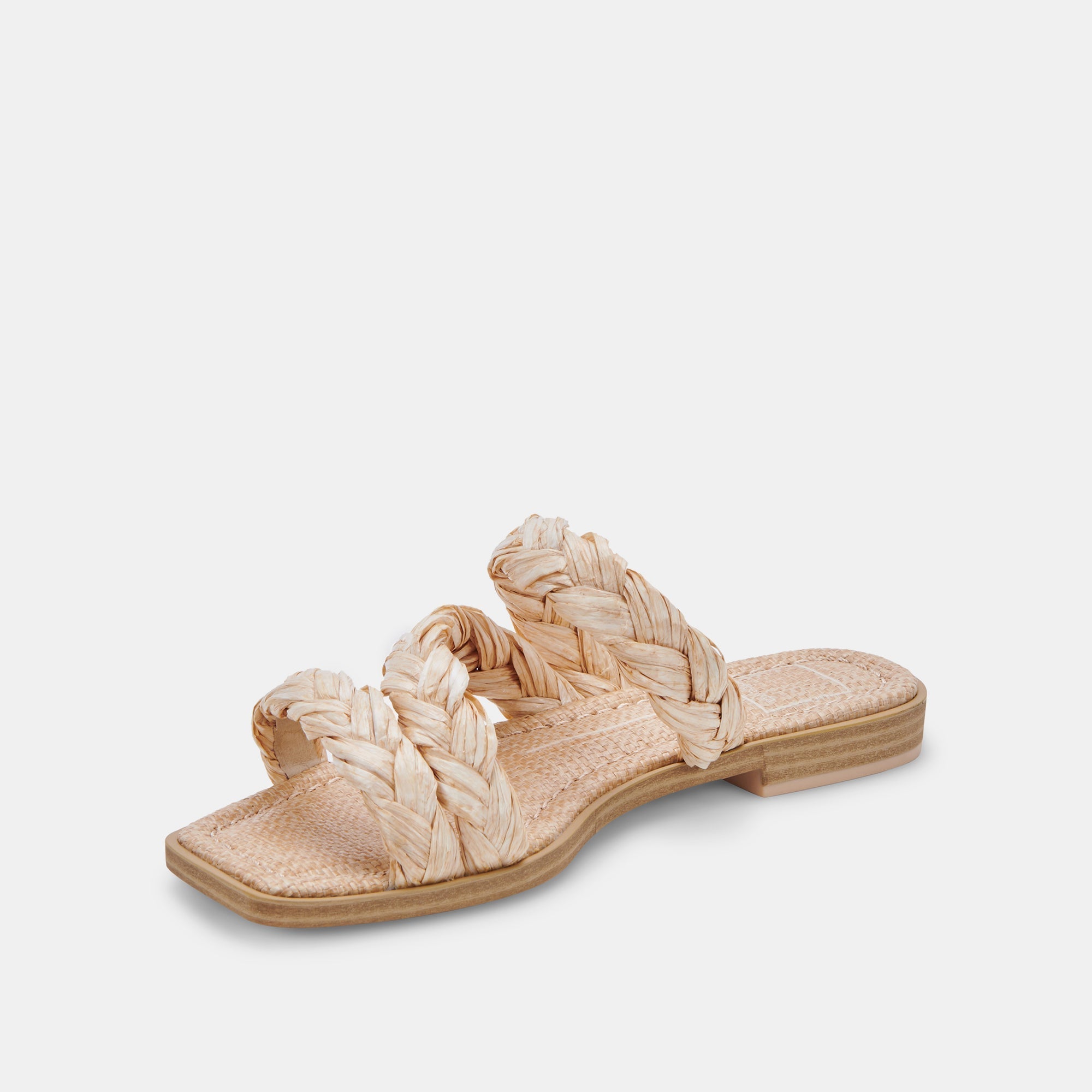 IMAN SANDALS LT NATURAL RAFFIA - re:vita