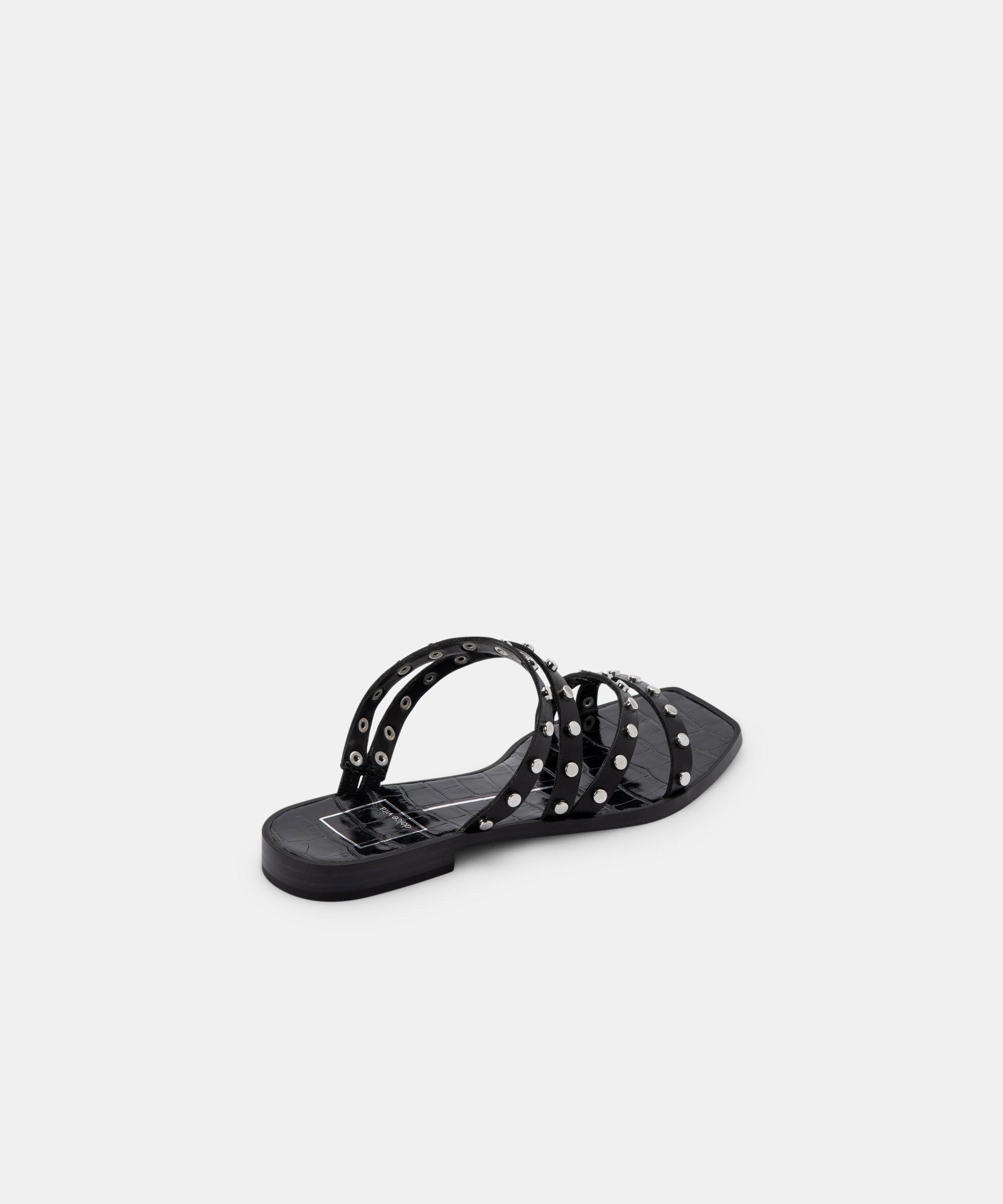 IZABEL STUDDED SANDALS BLACK STELLA - re:vita