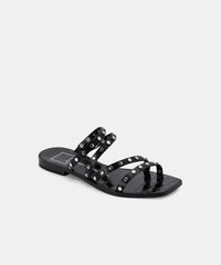 IZABEL STUDDED SANDALS BLACK STELLA - re:vita
