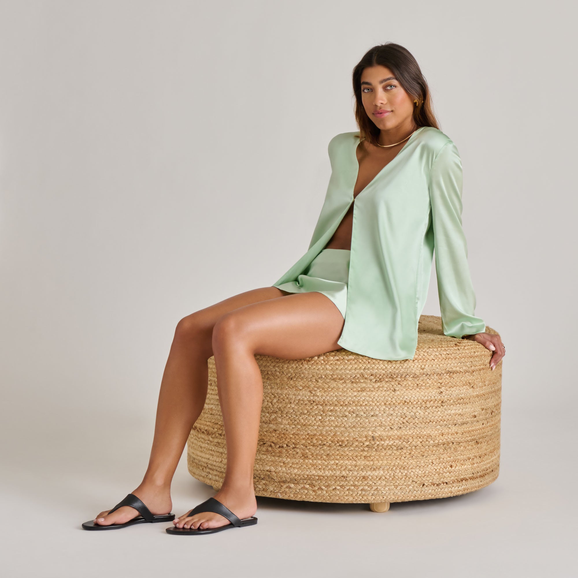 KITTLE SANDALS BLACK LEATHER