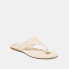 KITTLE SANDALS OFF WHITE LEATHER
