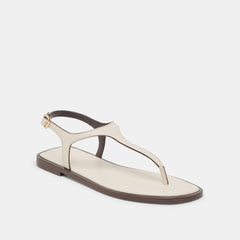 RAYE SANDALS IVORY LEATHER