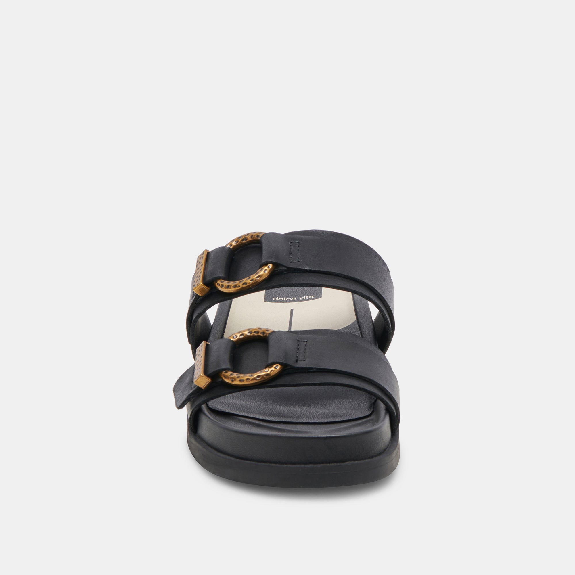SOYA SANDALS ONYX LEATHER - re:vita